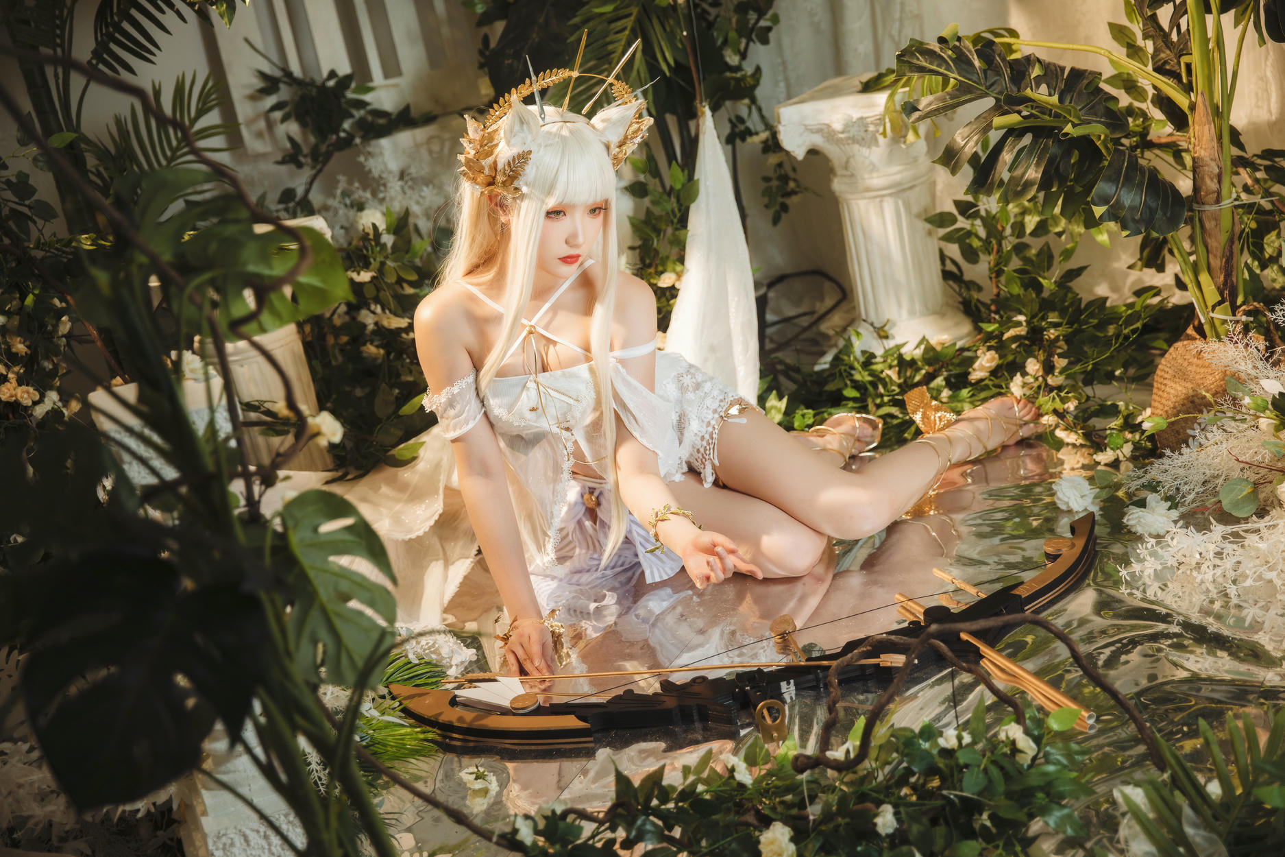 瓜希酱 NO.066 明日方舟 白金泳装 (Platinum) [25P-159MB]_第2集