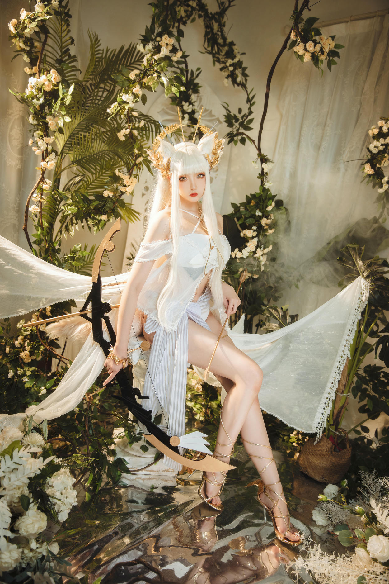 瓜希酱 NO.066 明日方舟 白金泳装 (Platinum) [25P-159MB]_第2集