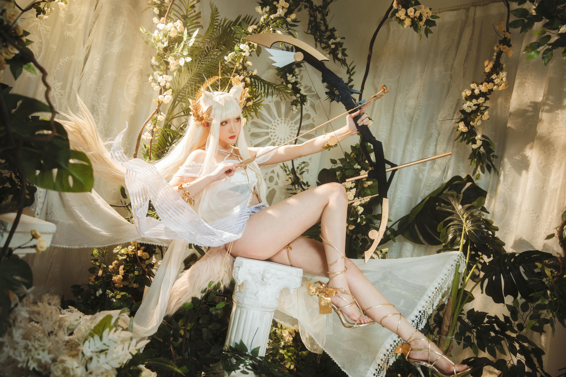 瓜希酱 NO.066 明日方舟 白金泳装 (Platinum) [25P-159MB]_第2集