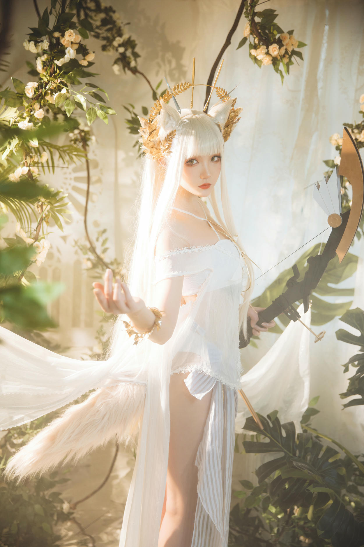 瓜希酱 NO.066 明日方舟 白金泳装 (Platinum) [25P-159MB]_第1集