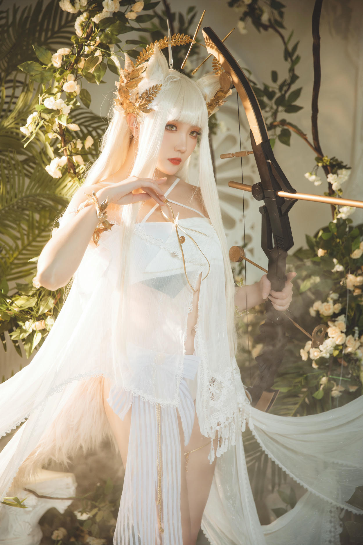 瓜希酱 NO.066 明日方舟 白金泳装 (Platinum) [25P-159MB]_第1集