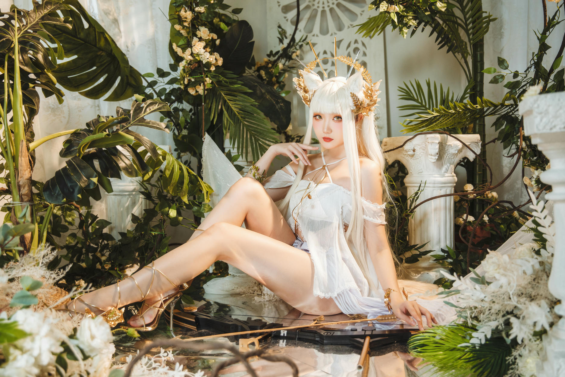 瓜希酱 NO.066 明日方舟 白金泳装 (Platinum) [25P-159MB]_第1集