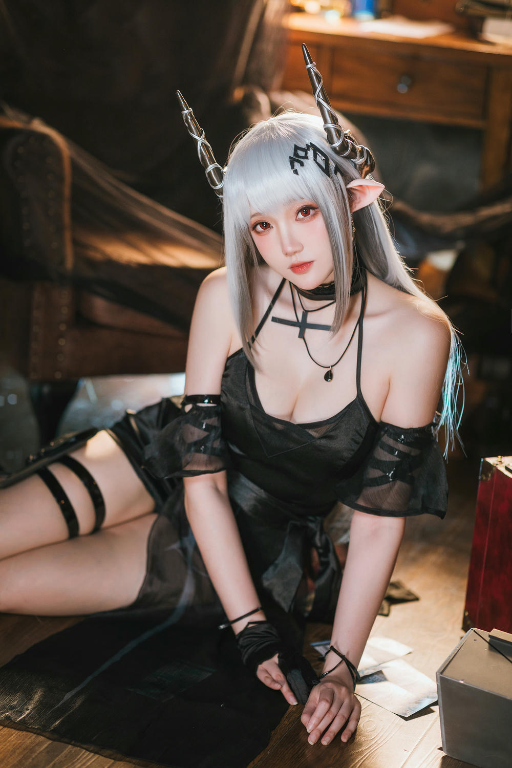 瓜希酱 NO.075 明日方舟 泥岩音律联觉-零号特工 [25P-100MB]_第2集