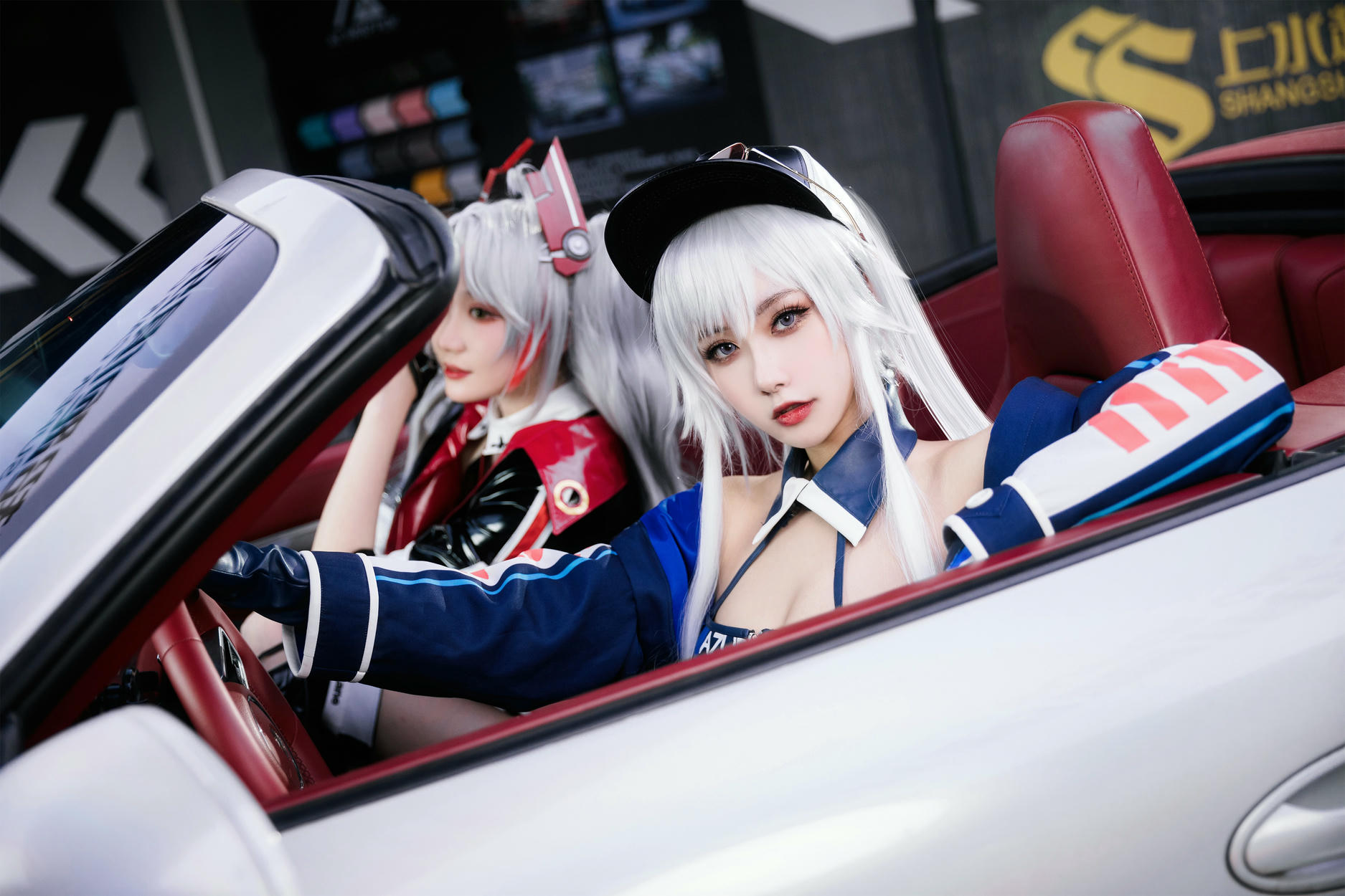 瓜希酱 NO.082 &Momoko葵葵 碧蓝航线 欧根&企业 赛车女郎 [58P-277MB]_第2集