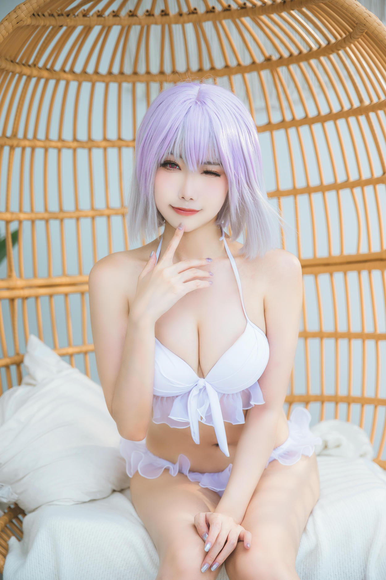 瓜希酱 NO.083 &Momoko葵葵 宝多六花 新条茜 泳装[85P-340.7M]_第2集