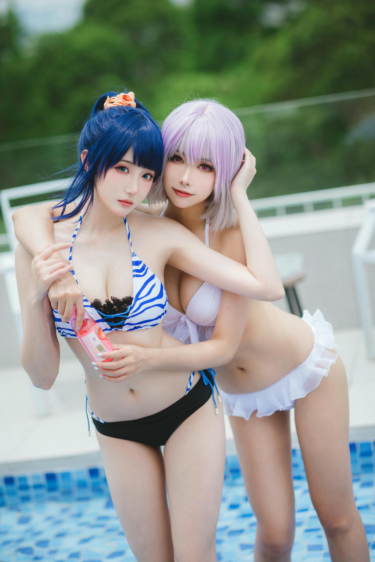 瓜希酱 NO.083 &Momoko葵葵 宝多六花 新条茜 泳装[85P-340.7M]_第2集