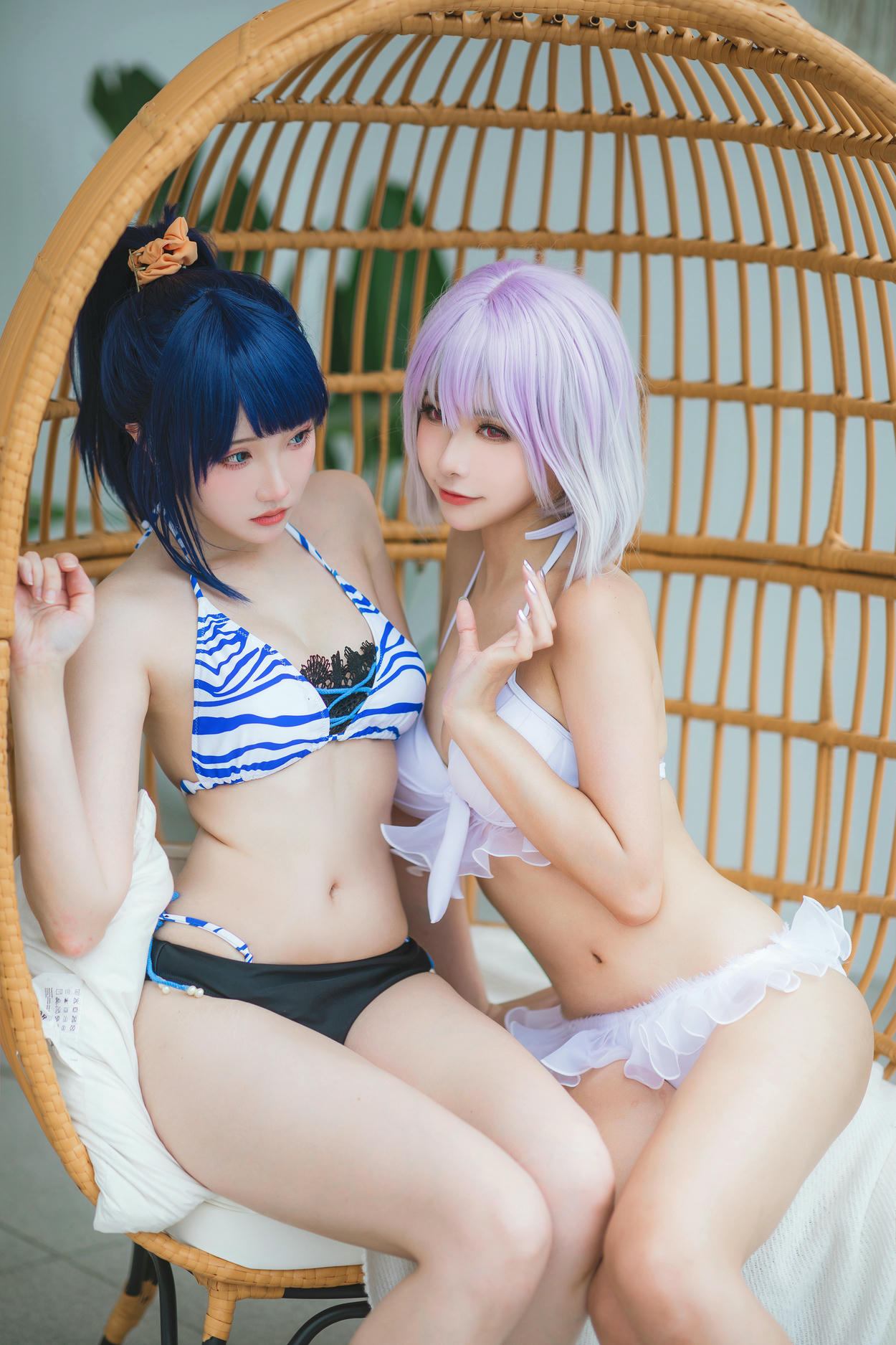 瓜希酱 NO.083 &Momoko葵葵 宝多六花 新条茜 泳装[85P-340.7M]_第2集