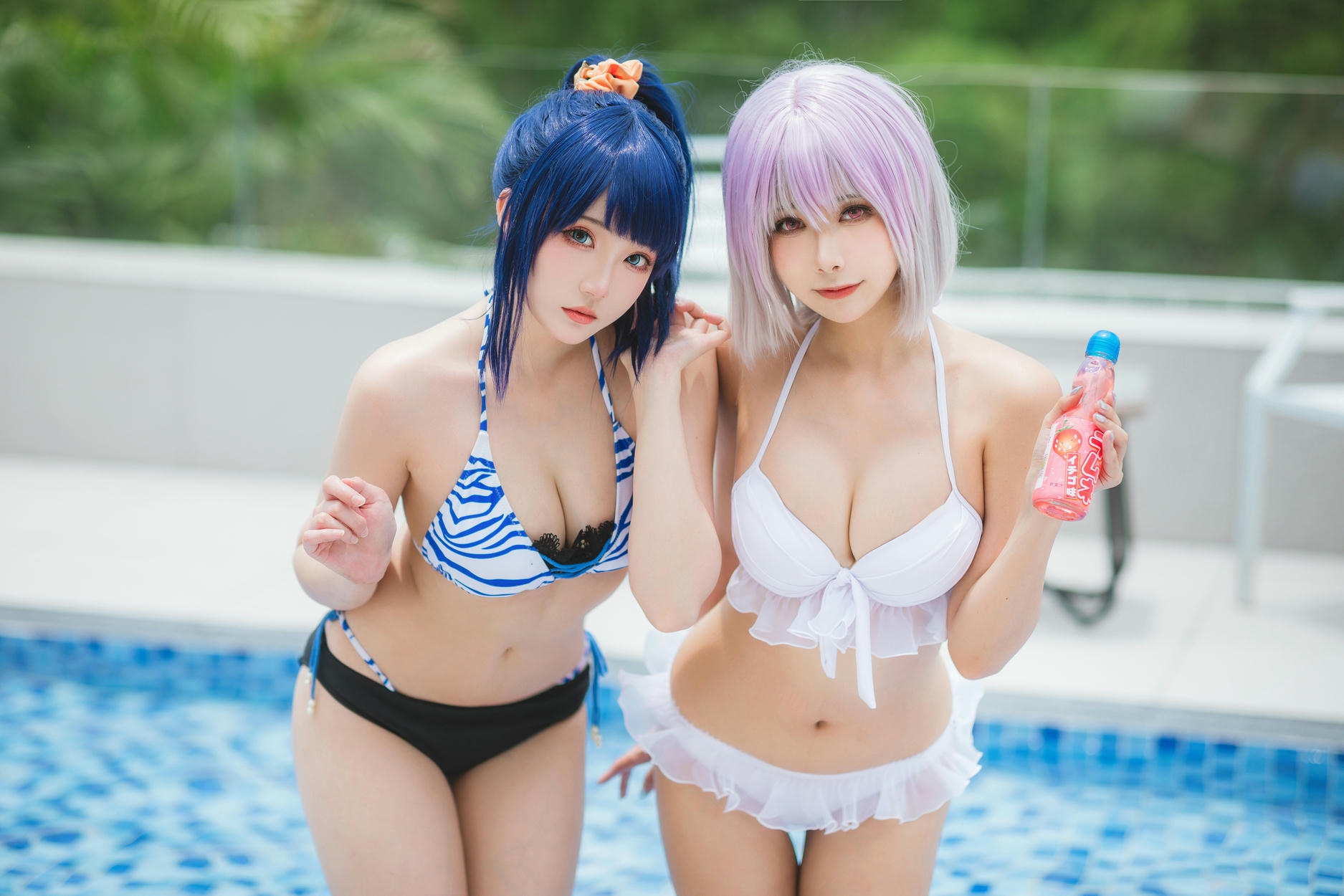 瓜希酱 NO.083 &Momoko葵葵 宝多六花 新条茜 泳装[85P-340.7M]_第3集