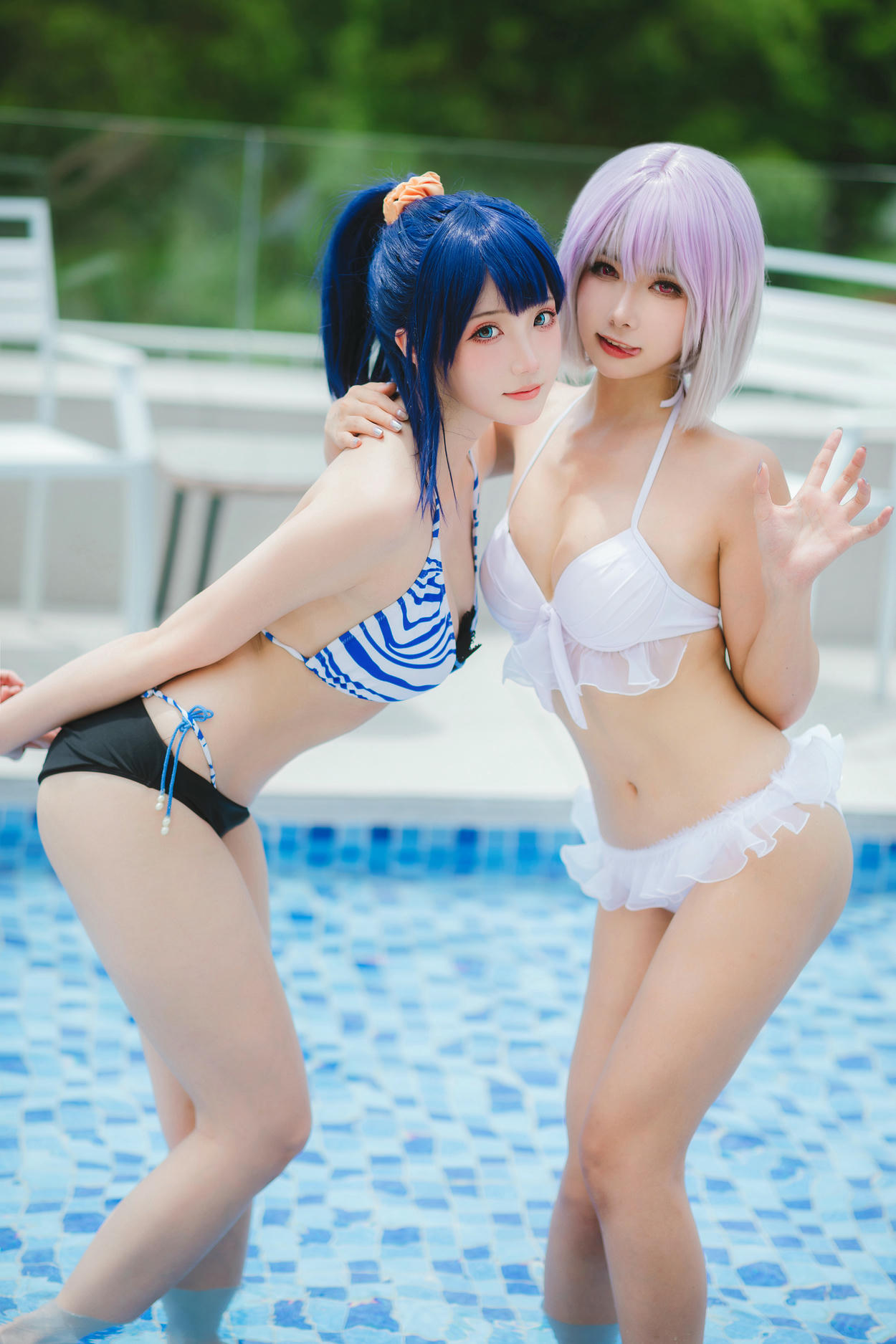 瓜希酱 NO.083 &Momoko葵葵 宝多六花 新条茜 泳装[85P-340.7M]_第1集