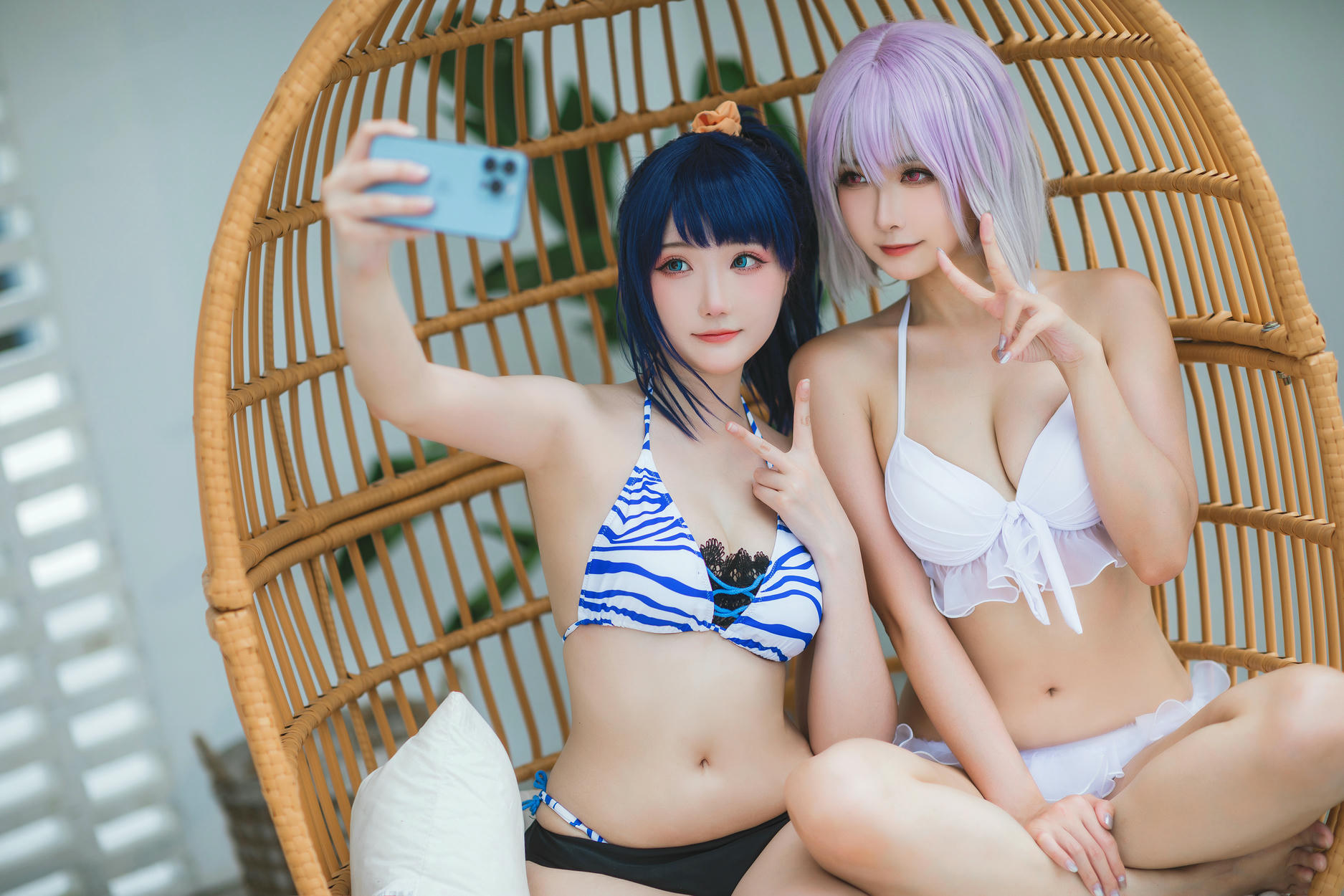 瓜希酱 NO.085 &Momoko葵葵 电光超人古利特 宝多六花&新条茜 泳装[85P／453MB]_第2集