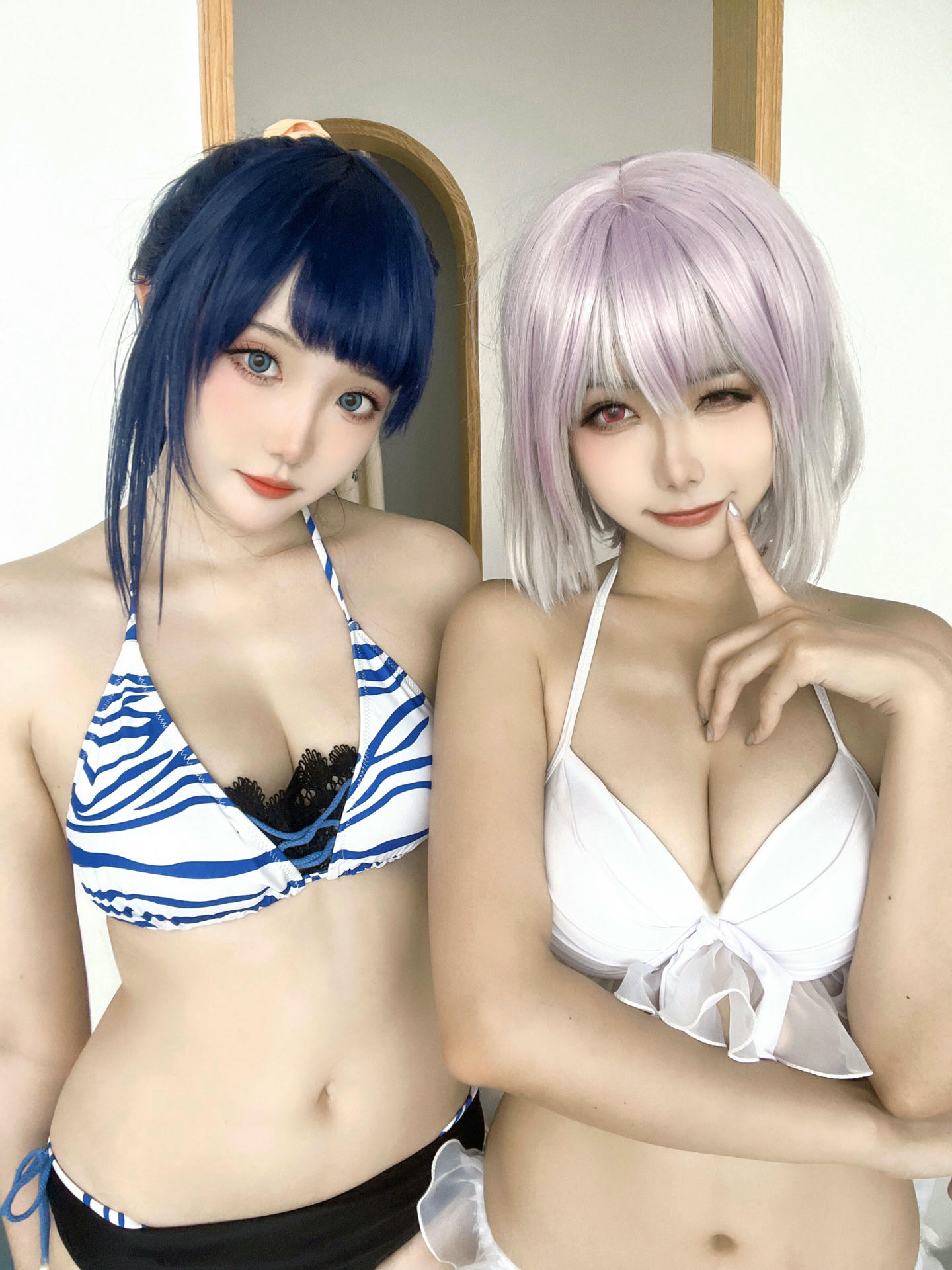 瓜希酱 NO.085 &Momoko葵葵 电光超人古利特 宝多六花&新条茜 泳装[85P／453MB]-ZP_第1集