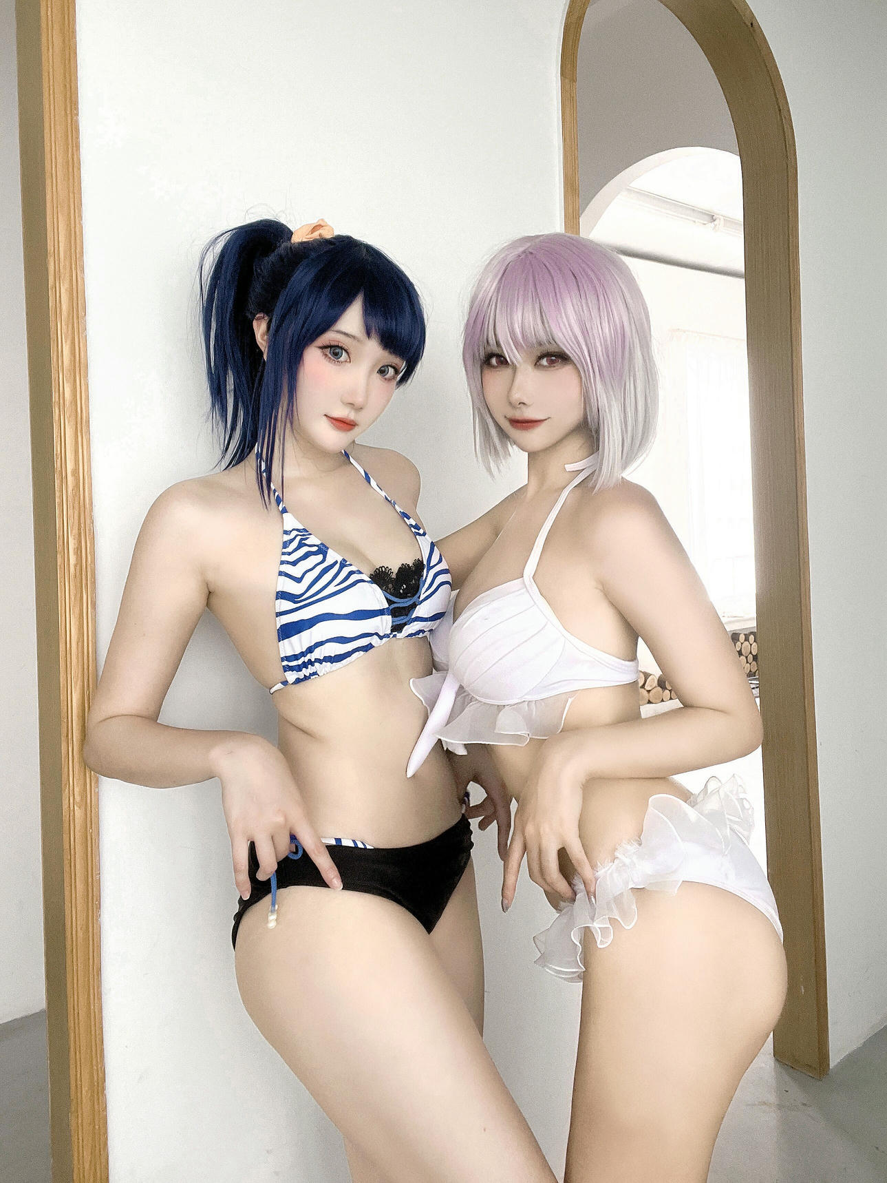 瓜希酱 NO.085 &Momoko葵葵 电光超人古利特 宝多六花&新条茜 泳装[85P／453MB]-ZP_第2集