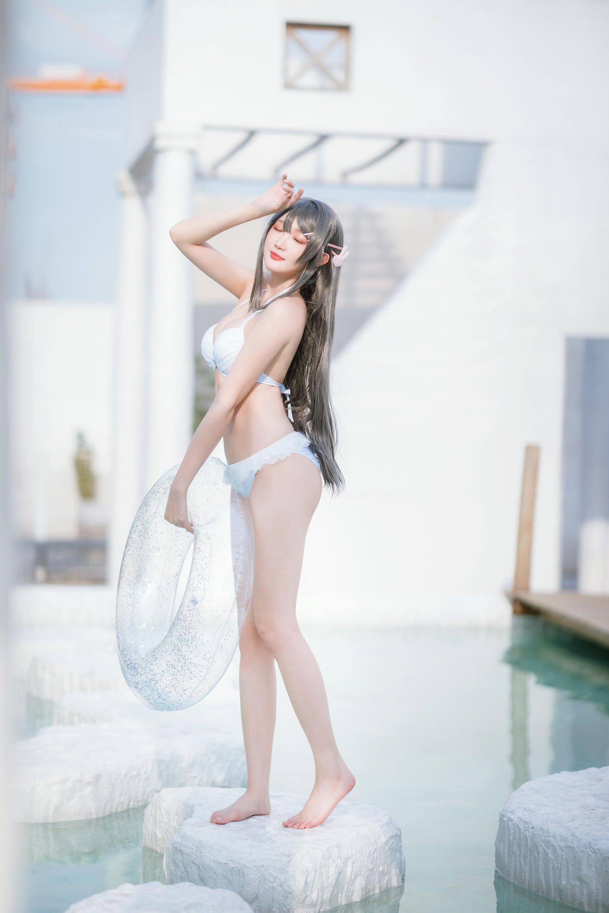 瓜希酱 NO.093 樱岛麻衣 泳装[28P-46.6M]_第1集