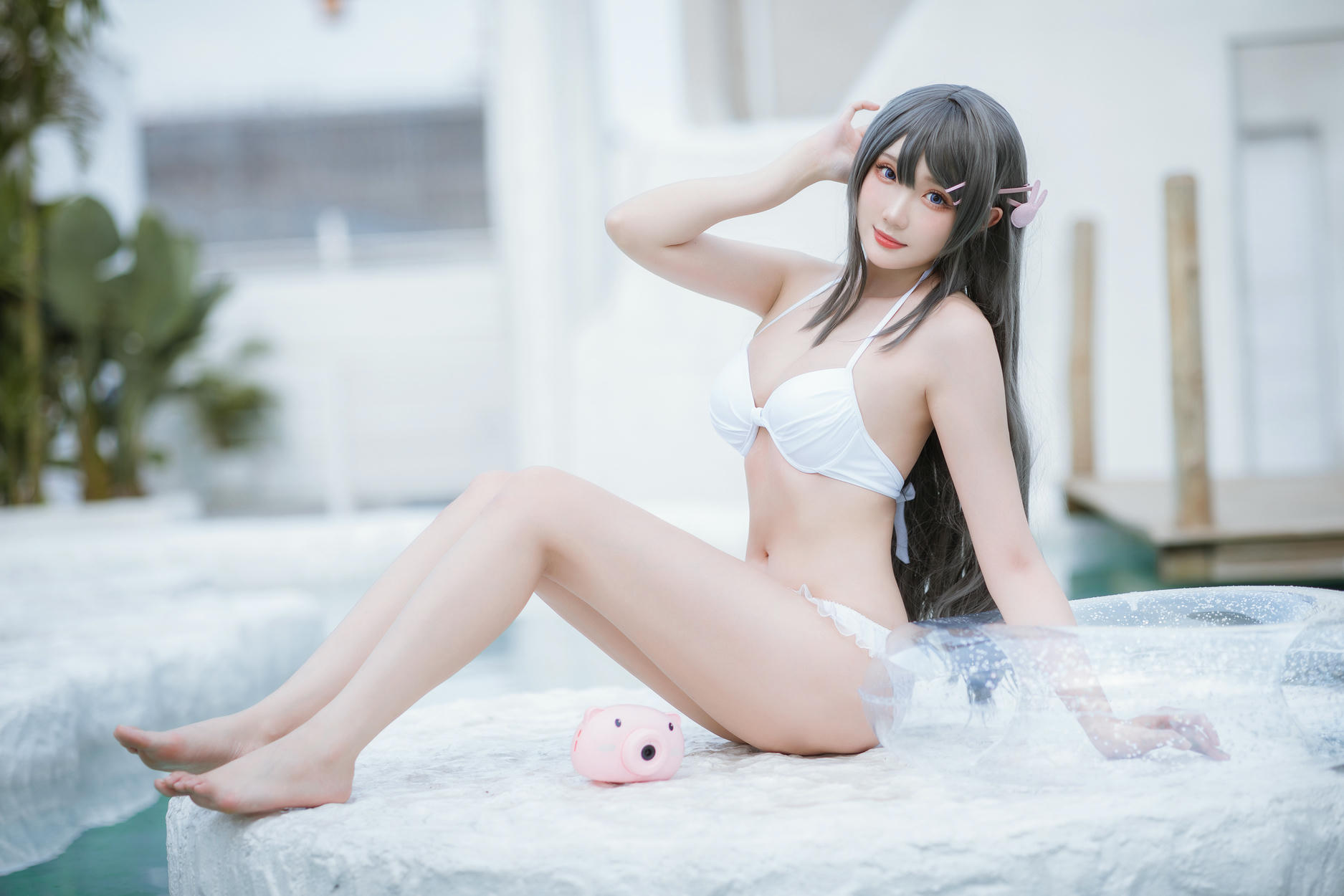 瓜希酱 NO.093 樱岛麻衣 泳装[28P-46.6M]_第1集