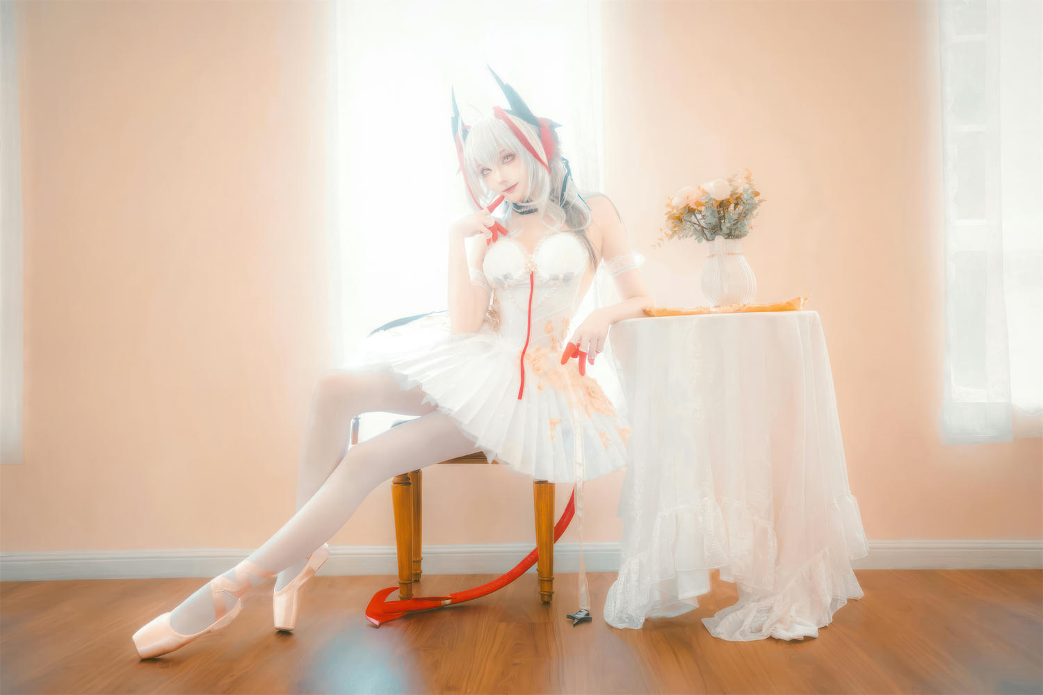 瓜希酱 NO.095 明日方舟 W芭蕾 [15P-17.48 MB]_第1集