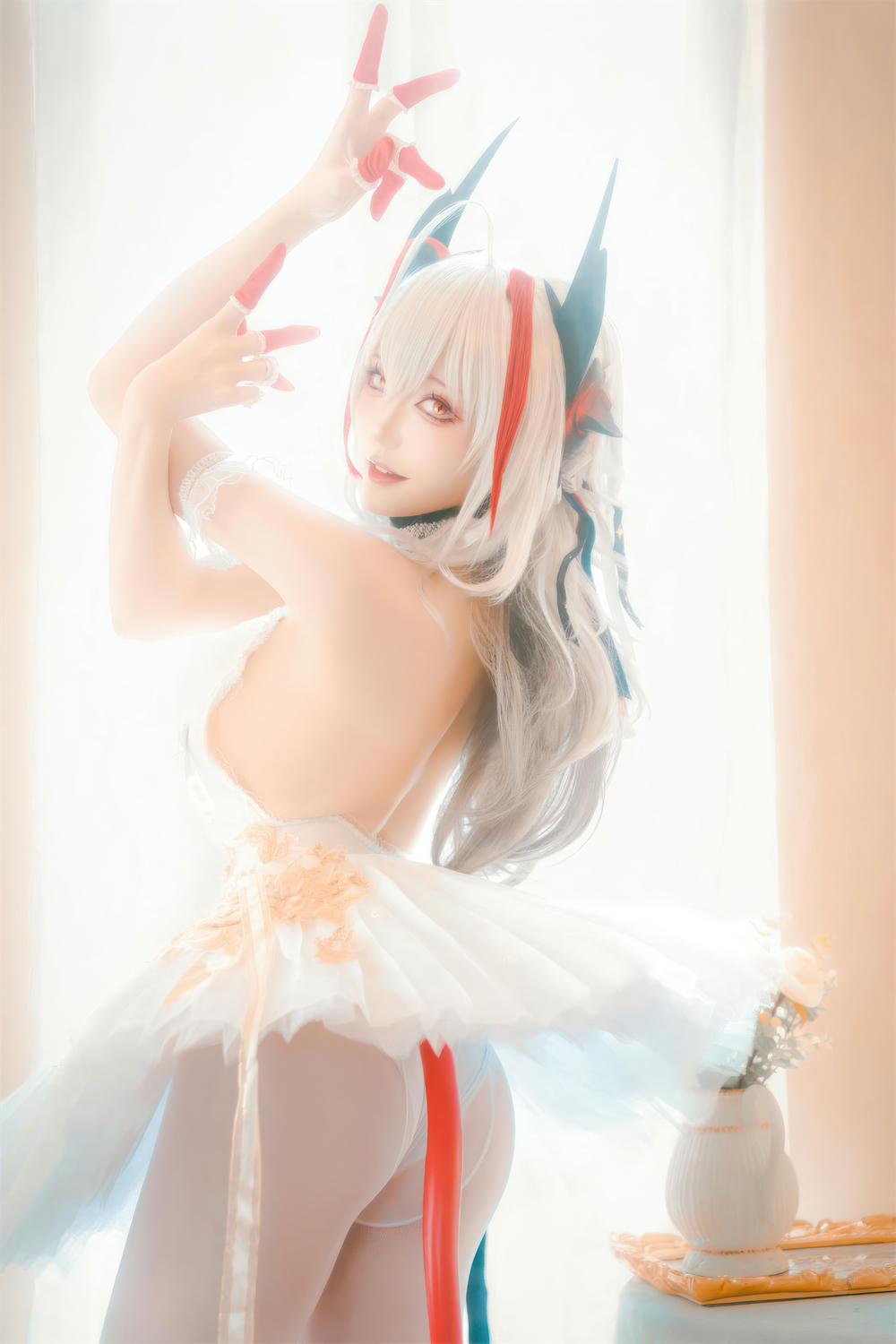 瓜希酱 NO.095 明日方舟 W芭蕾 [15P-17.48 MB]_第1集