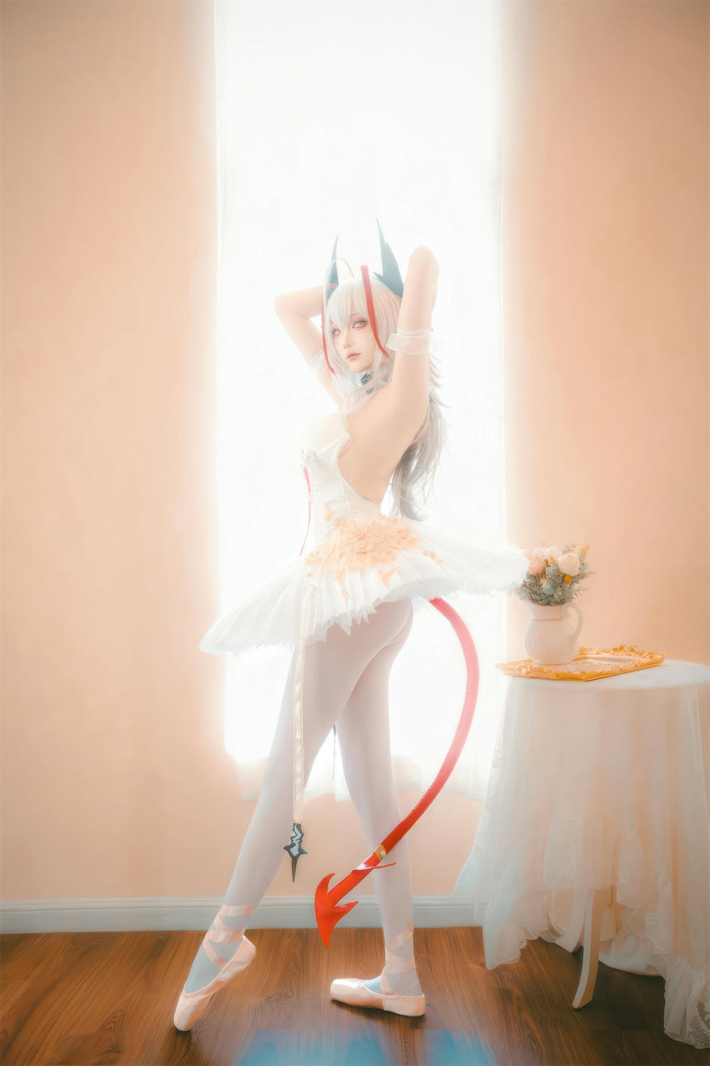 瓜希酱 NO.095 明日方舟 W芭蕾 [15P-17.48 MB]_第1集