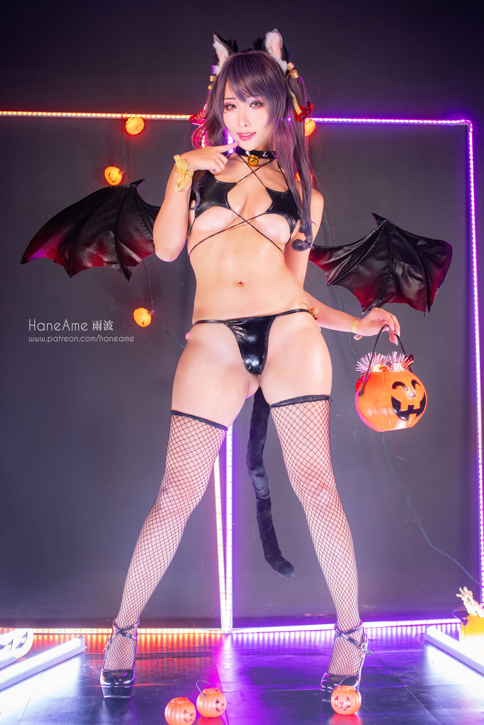 HaneAme雨波 NO.024 Halloween Devil Cat [13P 6.17 MB]_第1集