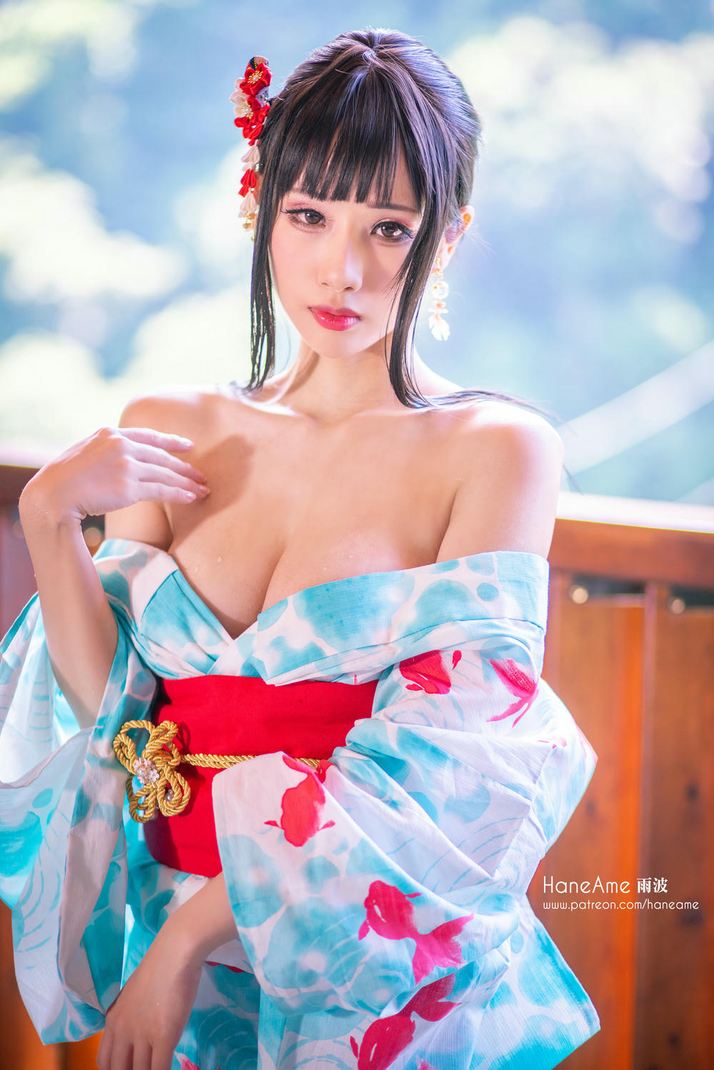 HaneAme雨波 NO.028 Hot spring [100P1V 145MB]_第3集