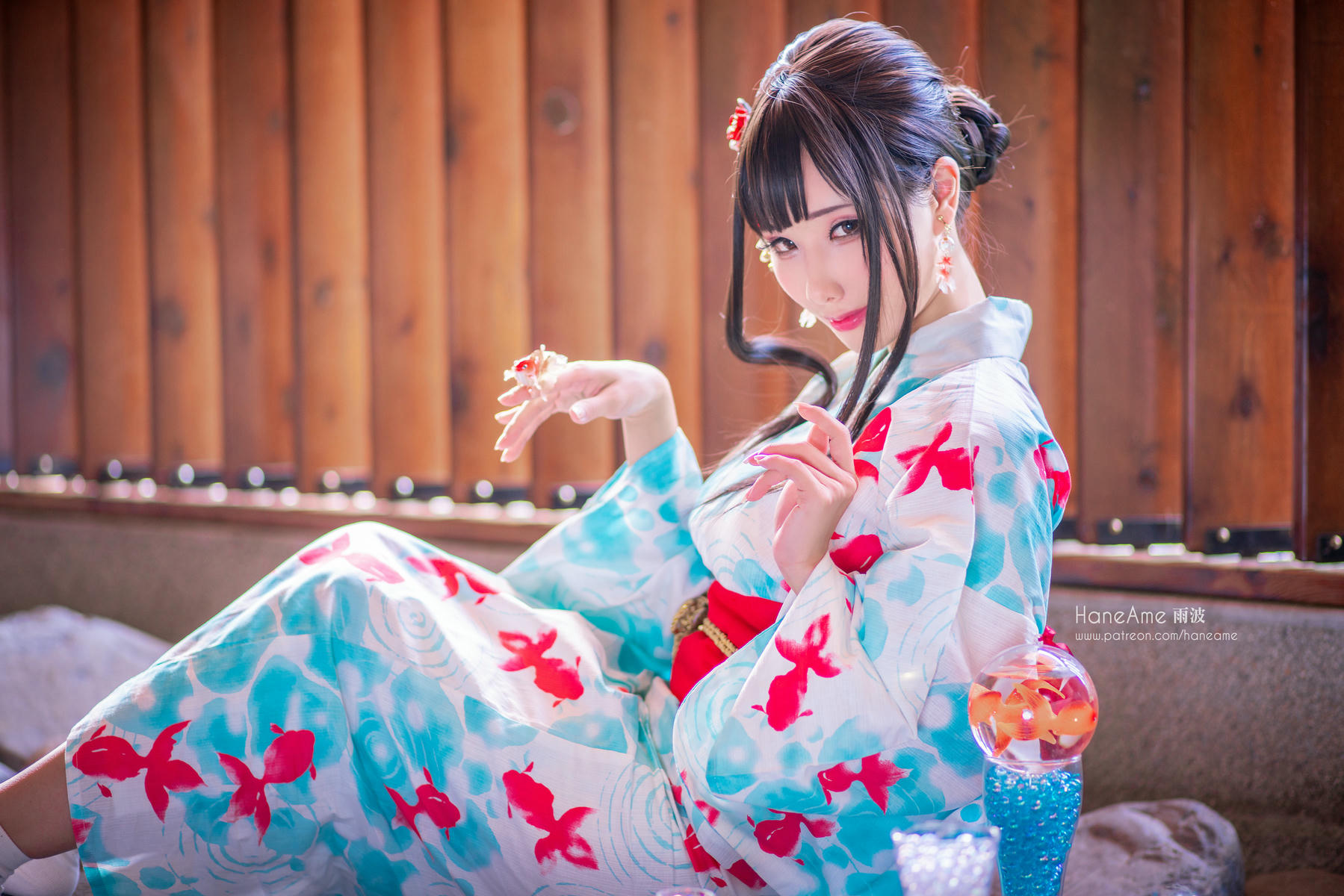 HaneAme雨波 NO.028 Hot spring [100P1V 145MB]_第1集