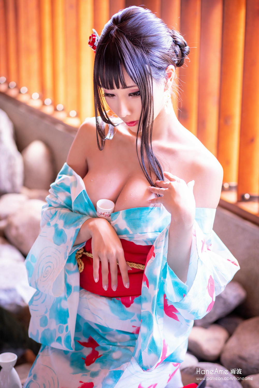 HaneAme雨波 NO.028 Hot spring [100P1V 145MB]_第4集