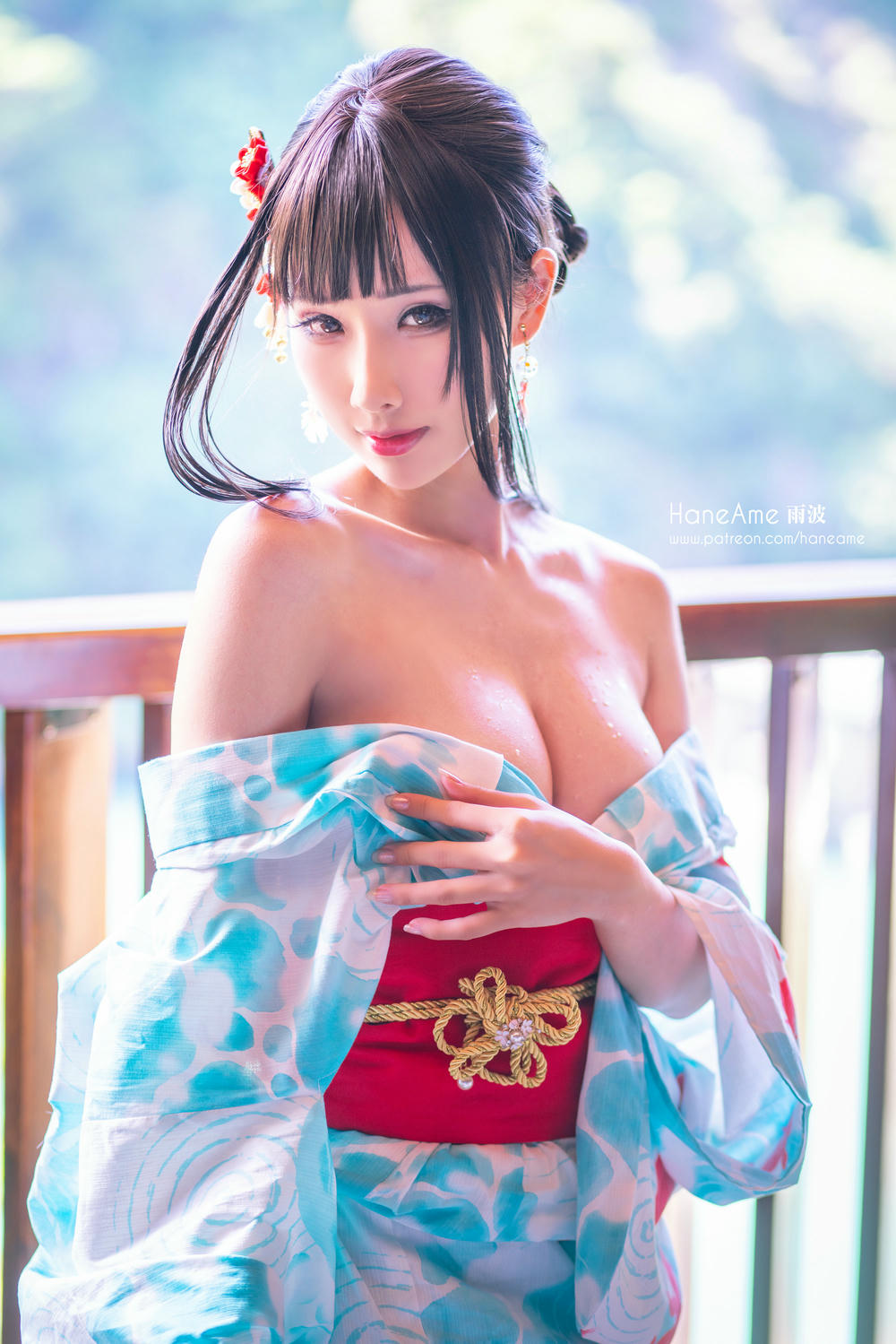 HaneAme雨波 NO.028 Hot spring [100P1V 145MB]_第4集