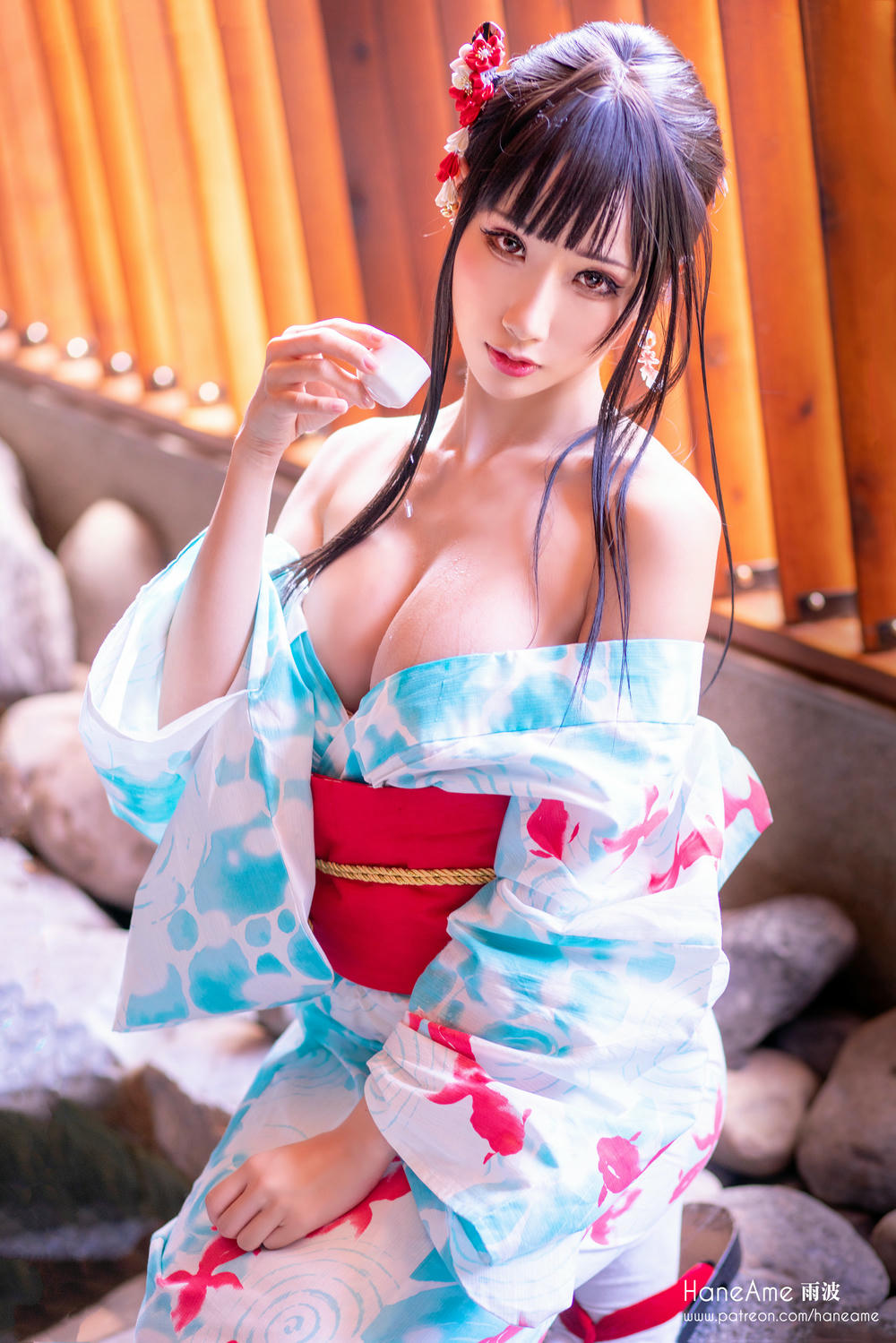 HaneAme雨波 NO.028 Hot spring [100P1V 145MB]_第4集