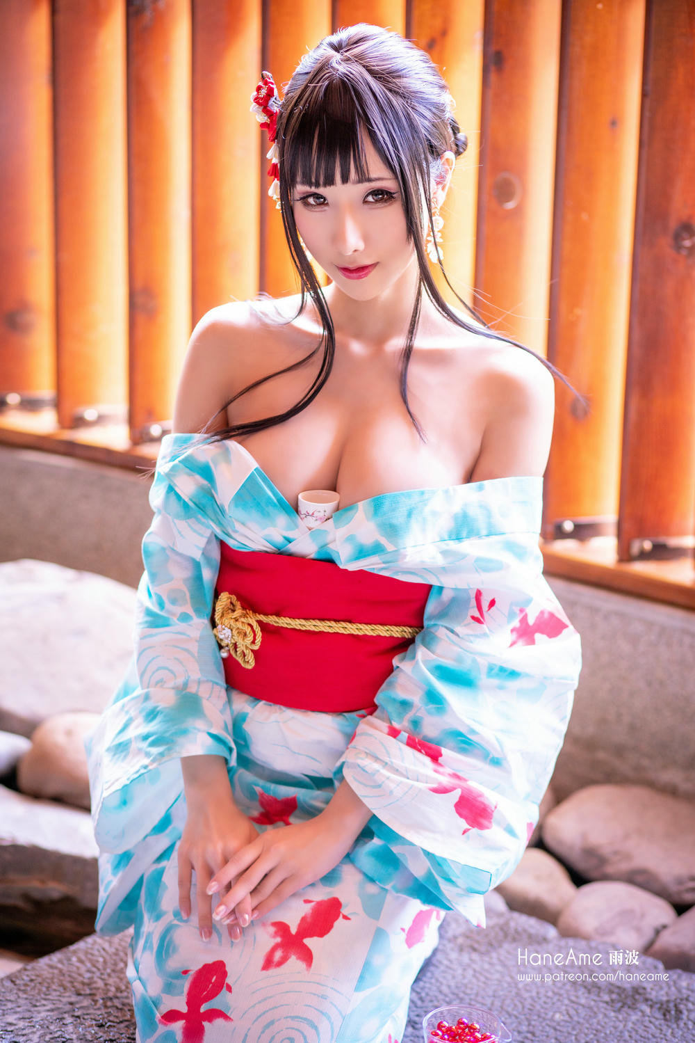 HaneAme雨波 NO.028 Hot spring [100P1V 145MB]_第4集