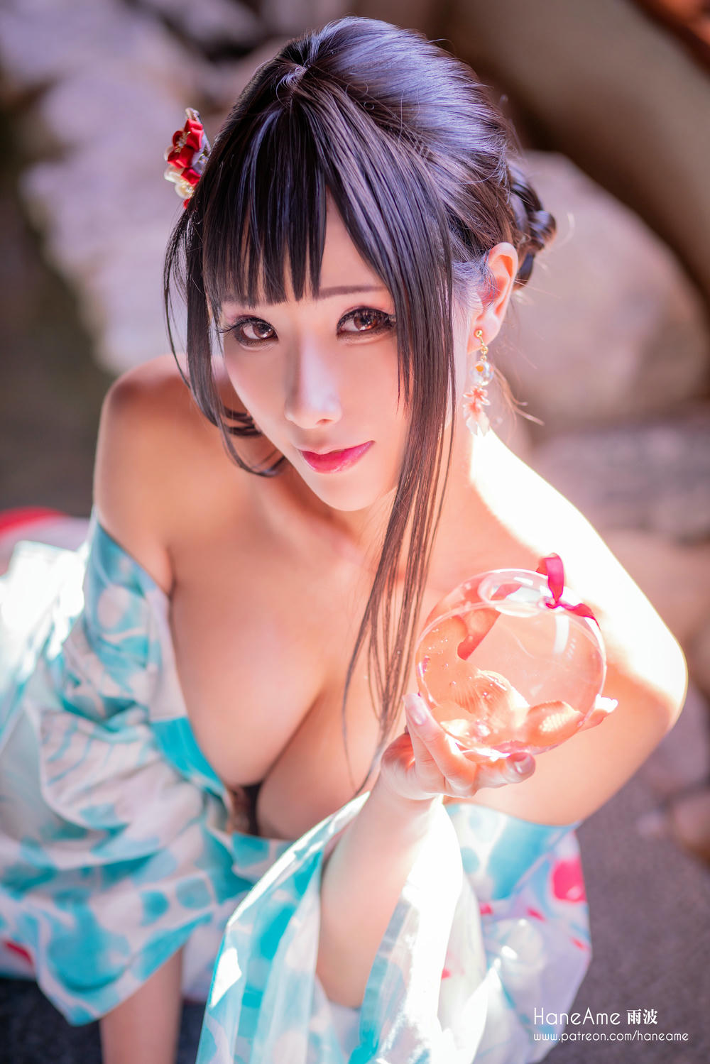 HaneAme雨波 NO.028 Hot spring [100P1V 145MB]_第1集