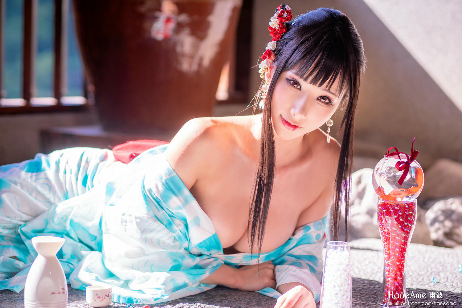 HaneAme雨波 NO.028 Hot spring [100P1V 145MB]_第5集