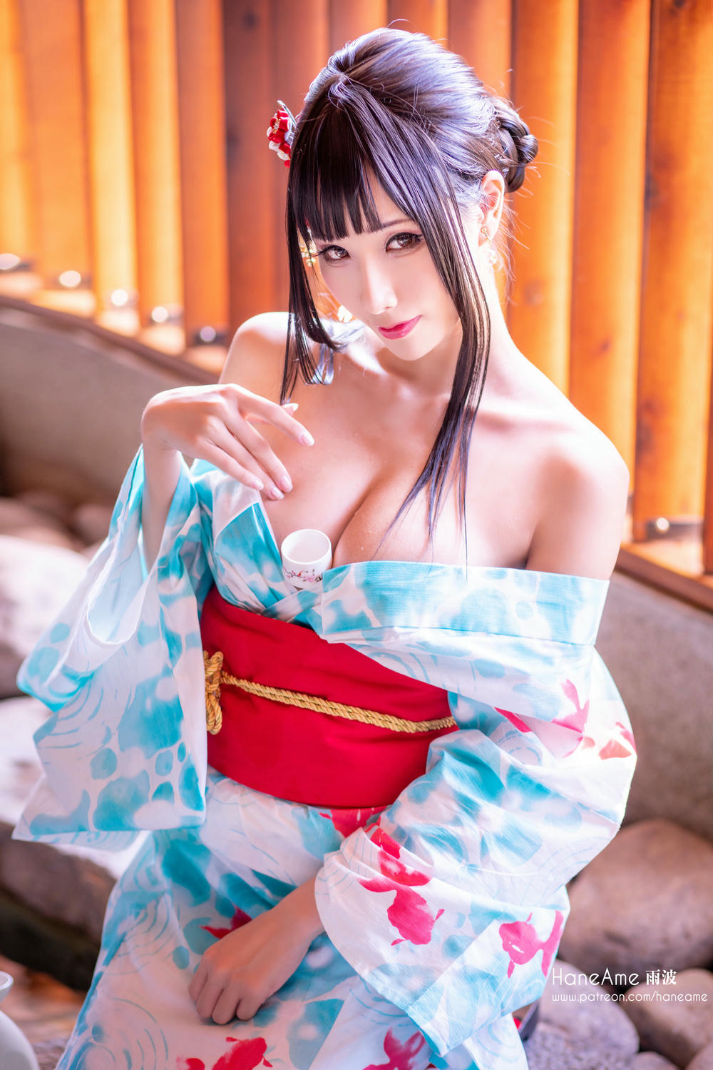 HaneAme雨波 NO.028 Hot spring [100P1V 145MB]_第5集