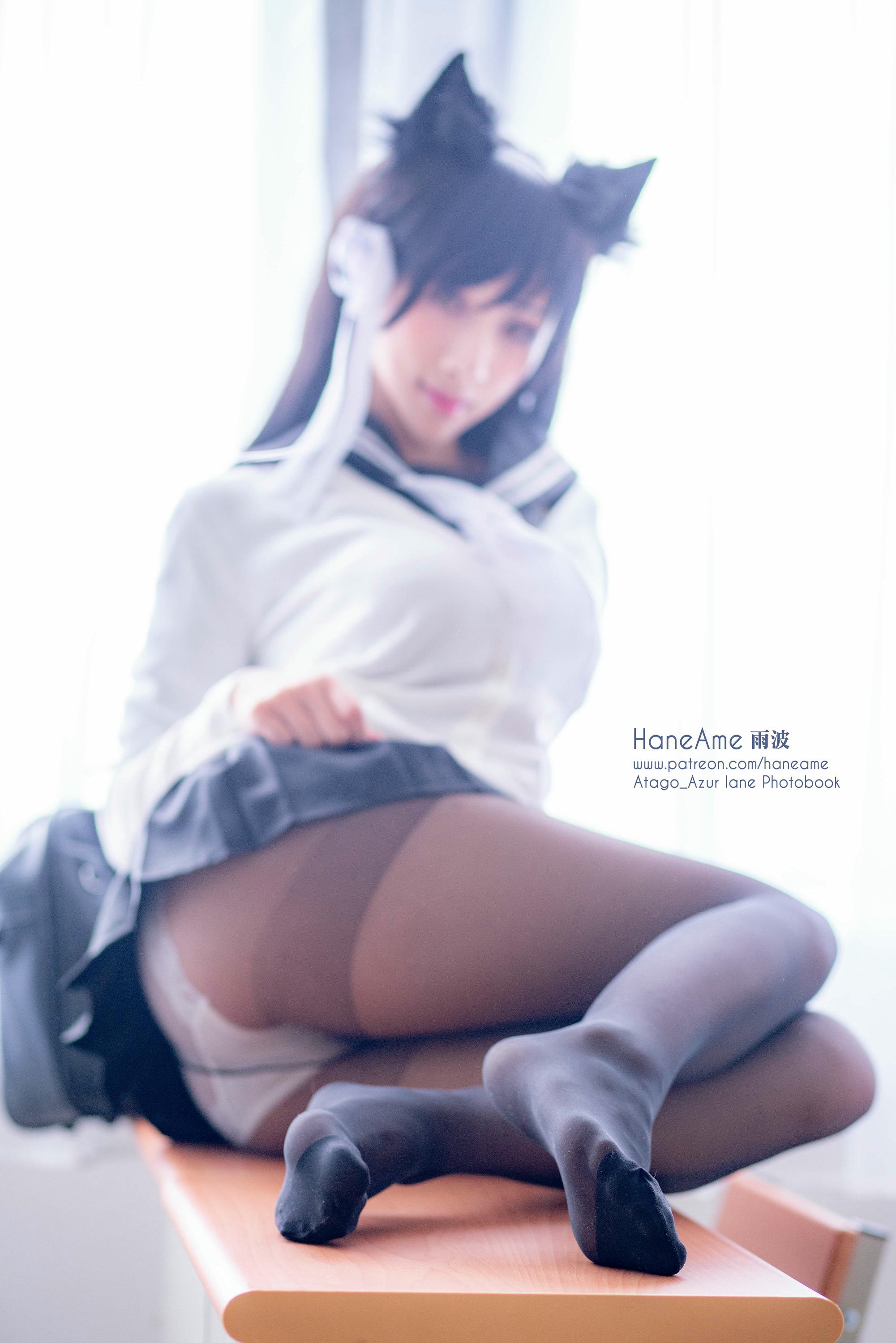 HaneAme雨波 NO.006 Azurlane [269P4V 325MB]-Atago-JK suit_第1集