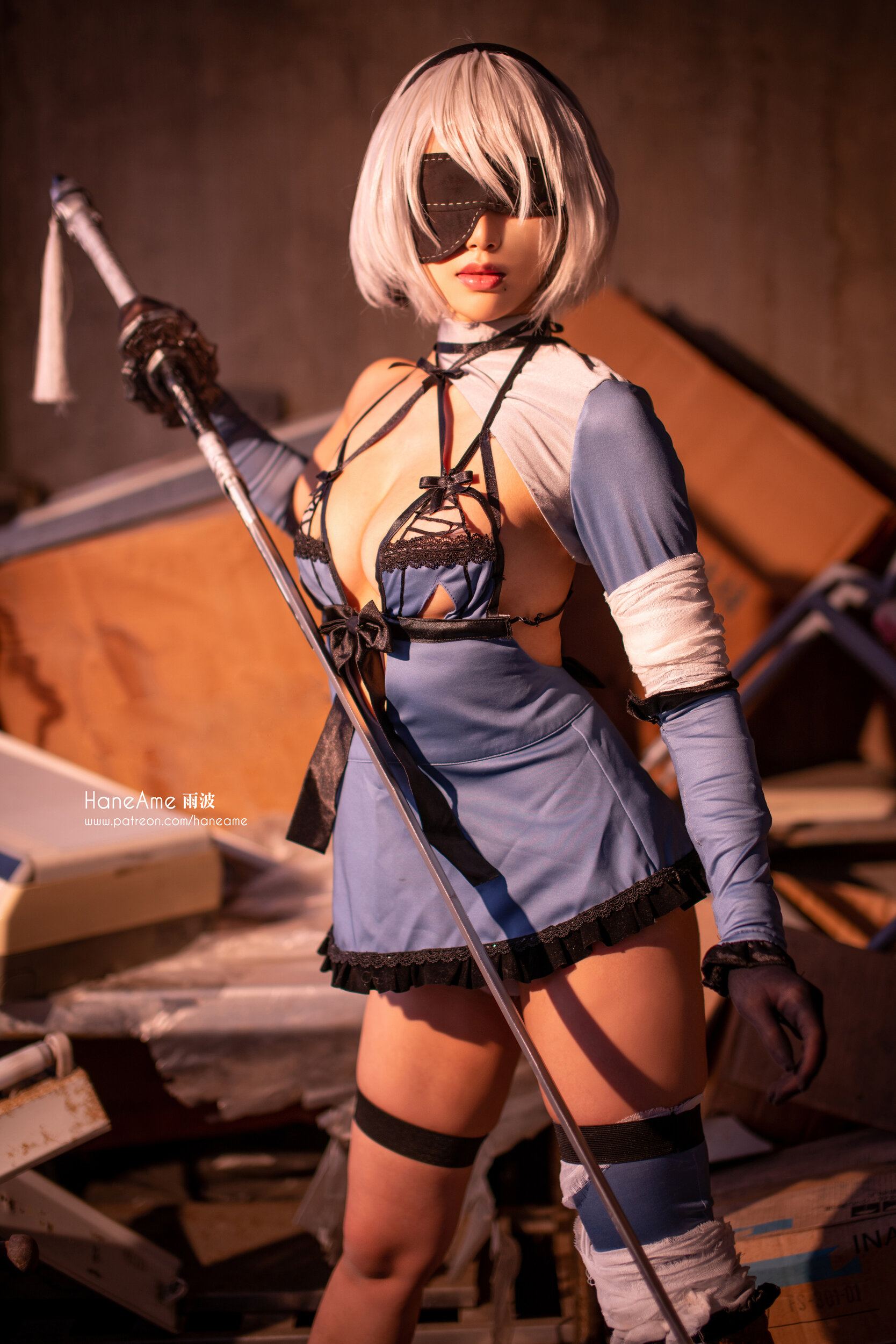 HaneAme雨波 NO.045 NieR Automata 2B [247P 183.24 MB]-2B new-Kaine DLC_第1集