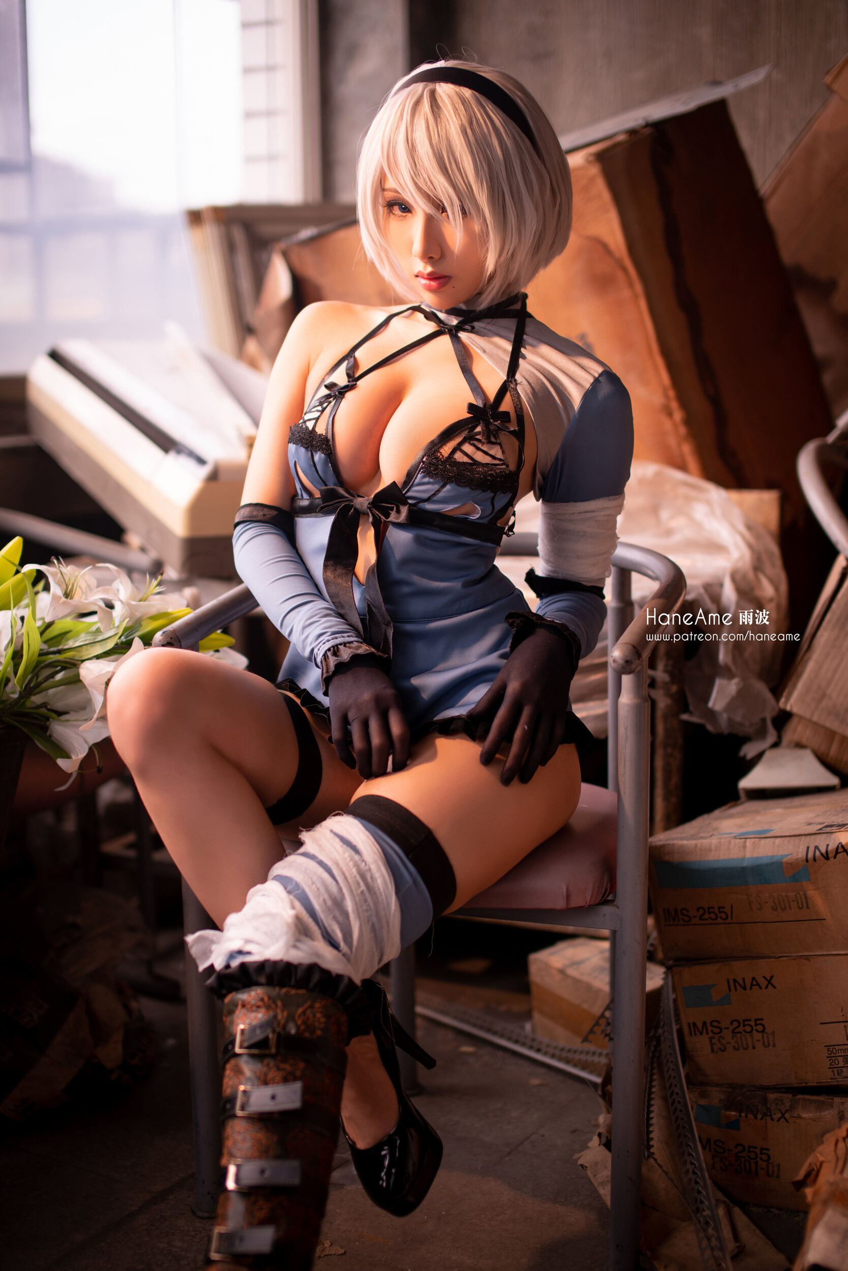 HaneAme雨波 NO.045 NieR Automata 2B [247P 183.24 MB]-2B new-Kaine DLC_第2集