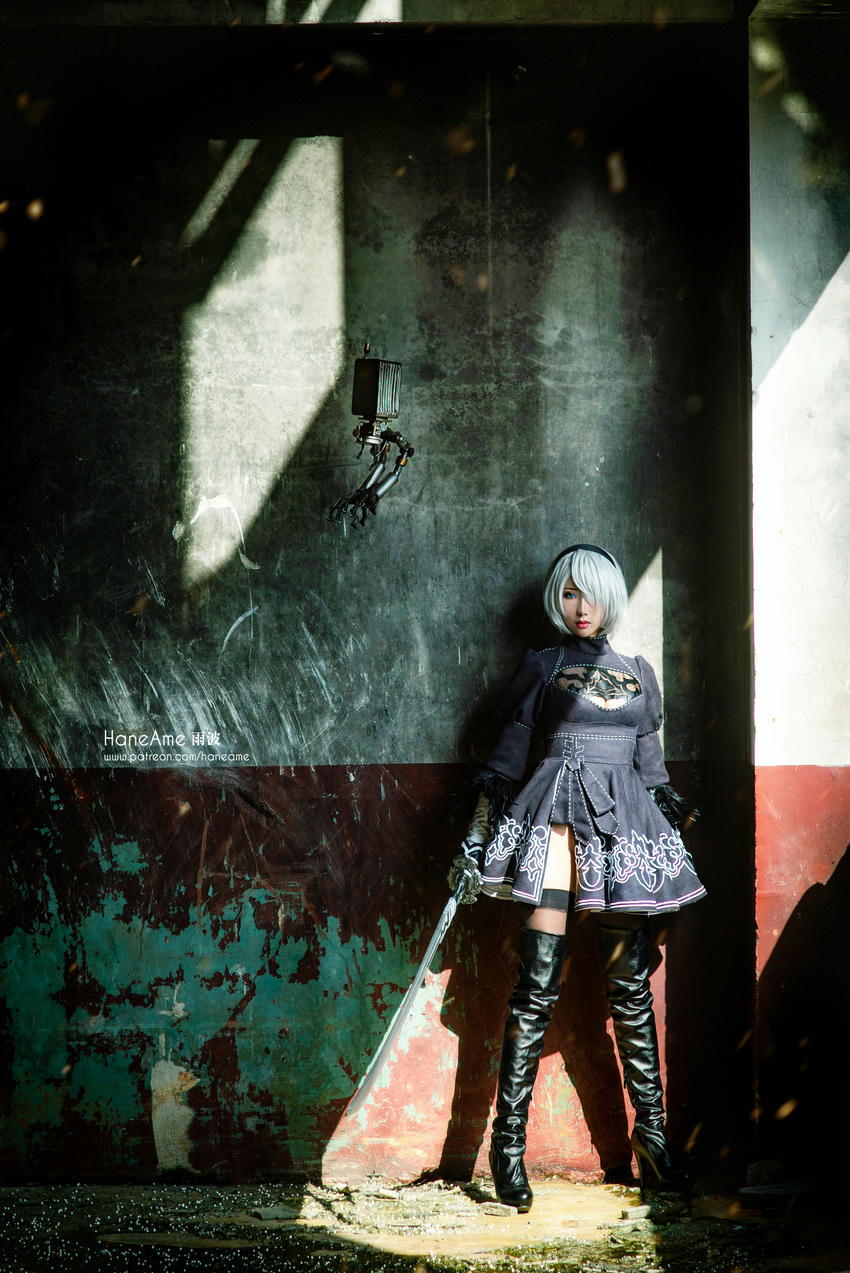 HaneAme雨波 NO.045 NieR Automata 2B [247P 183.24 MB]-2B new-Main suit_第1集