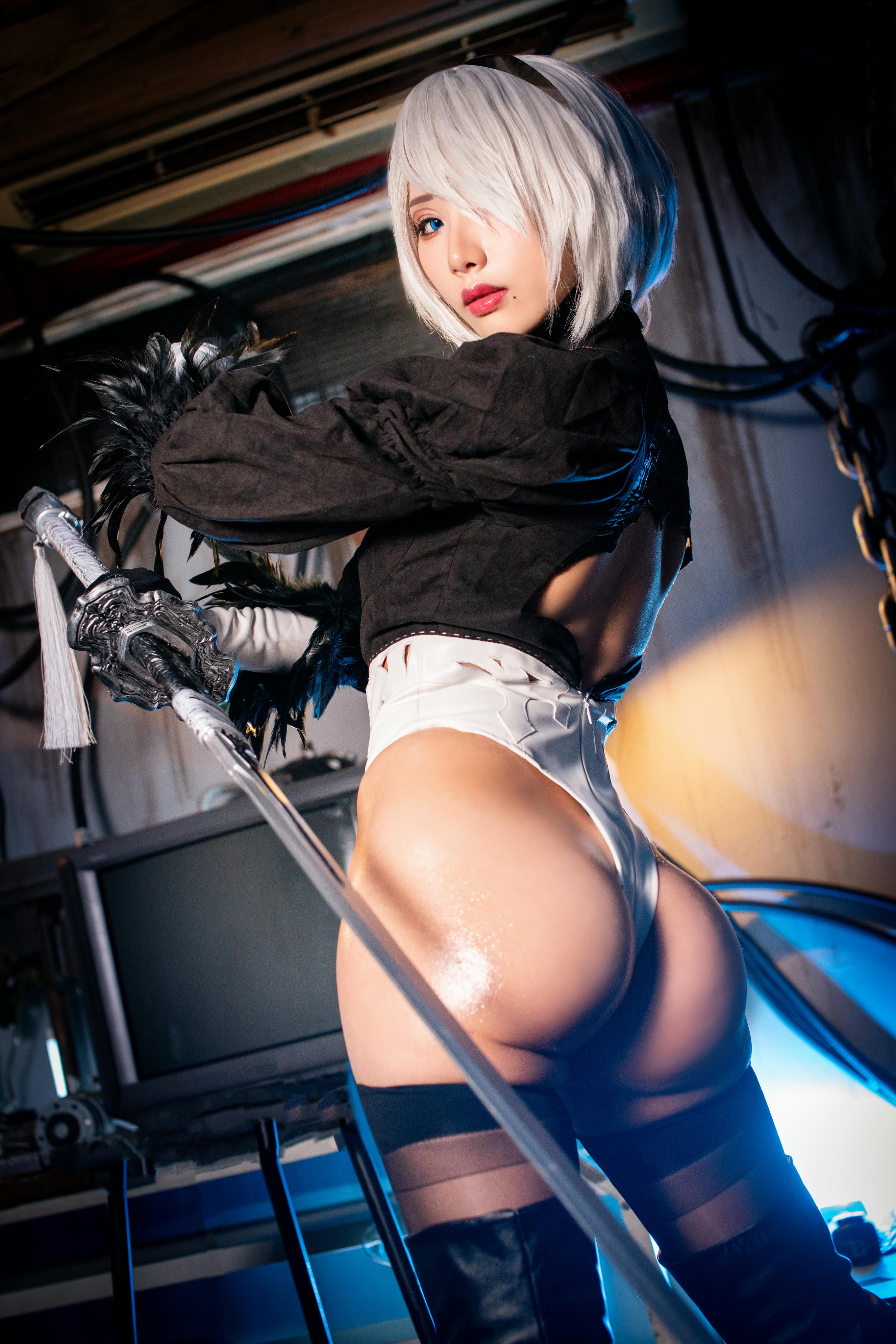 HaneAme雨波 NO.045 NieR Automata 2B [247P 183.24 MB]-2B new-Main suit self destruction_第1集