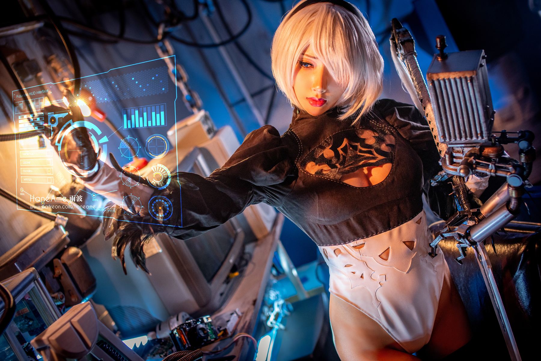 HaneAme雨波 NO.045 NieR Automata 2B [247P 183.24 MB]-2B new-Main suit self destruction_第1集