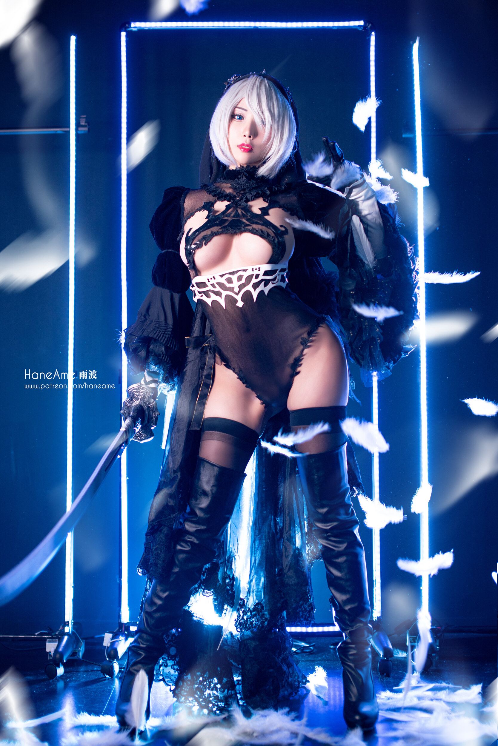 HaneAme雨波 NO.045 NieR Automata 2B [247P 183.24 MB]-2B new-Wedding suit_第1集