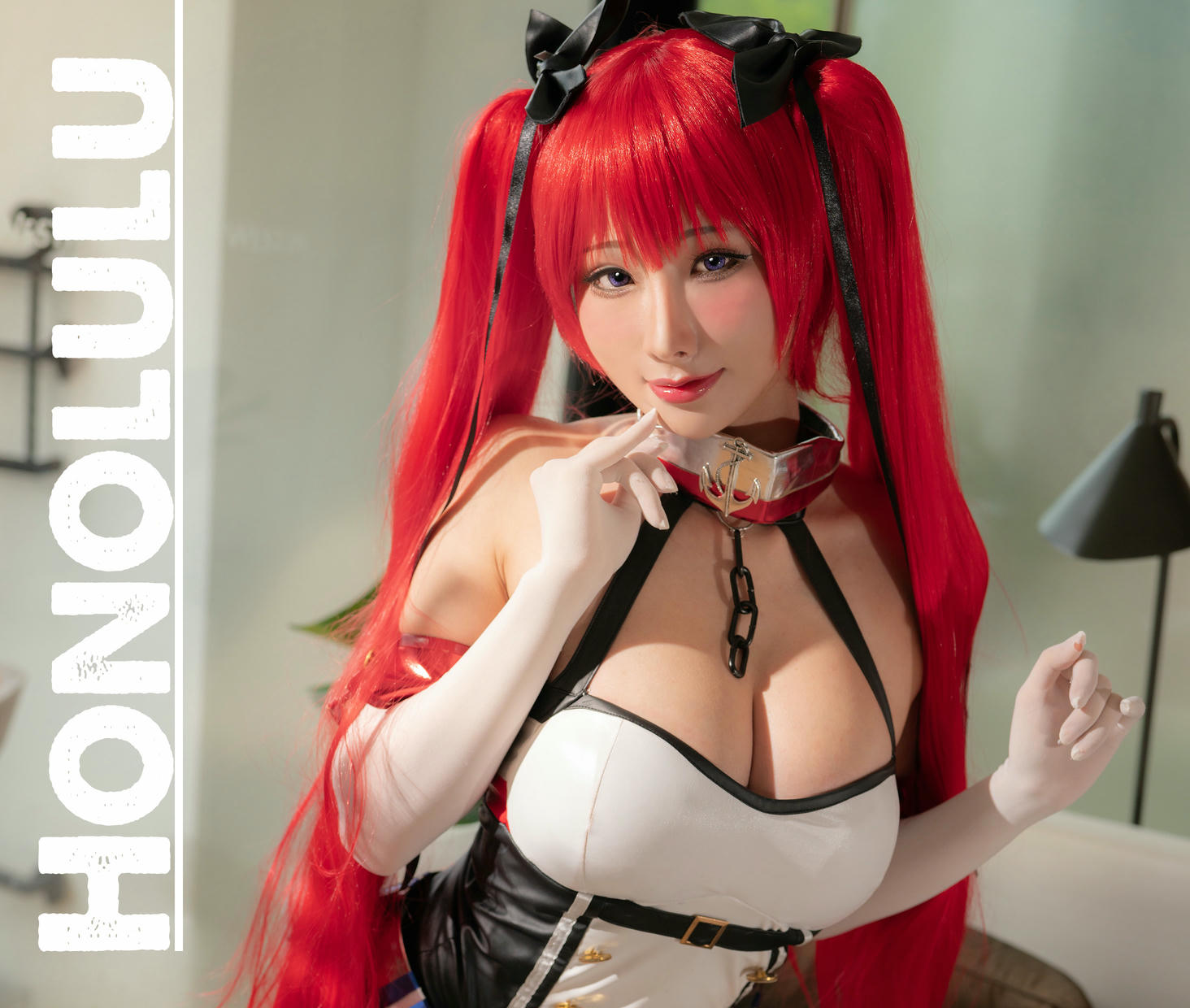 HaneAme雨波 NO.049 AzurLane HoNOlulu 火奴鲁鲁[19P+2V-36.51MB]_第1集