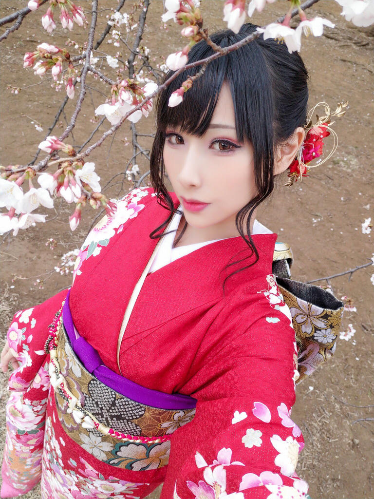 HaneAme雨波 NO.055 Random&Selfie [224P2V 59MB]-Kimono_第1集