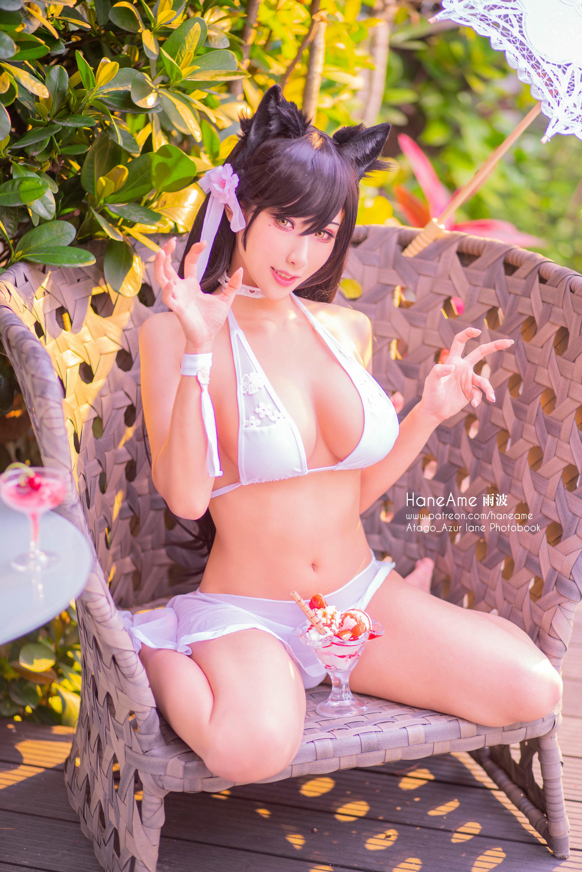 HaneAme雨波 NO.006 Azurlane [269P4V 325MB]-Atago-Swiming suit_第1集