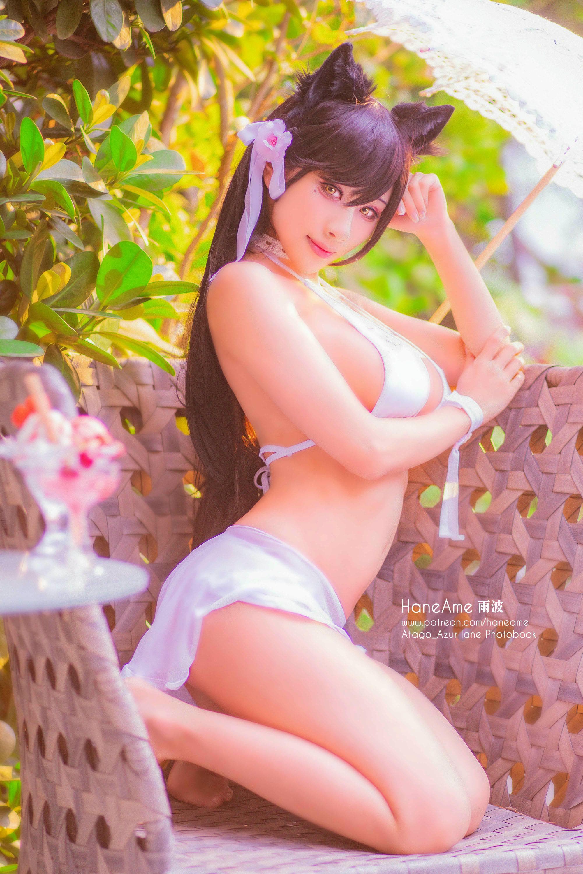 HaneAme雨波 NO.006 Azurlane [269P4V 325MB]-Atago-Swiming suit_第1集