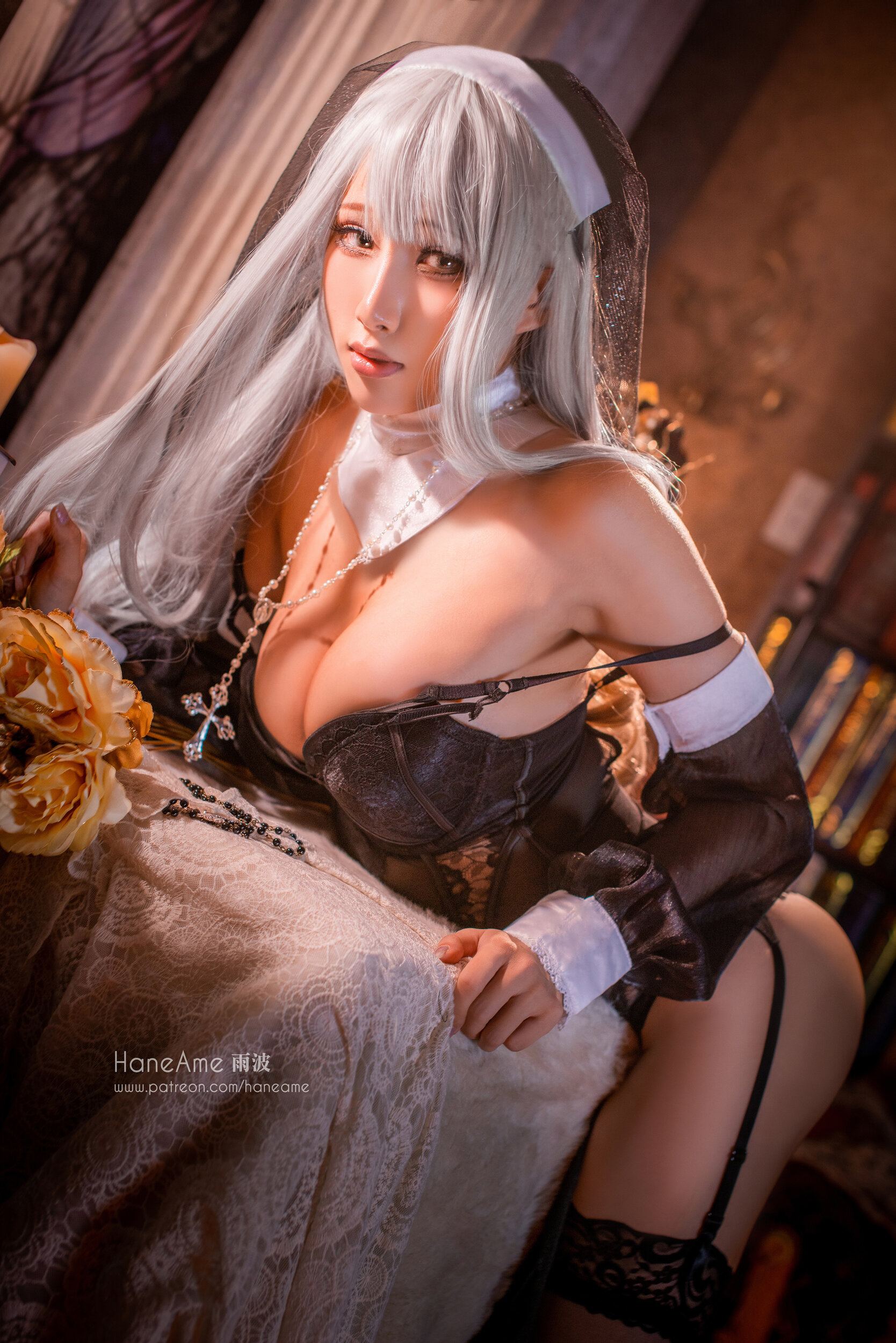 HaneAme雨波 NO.062 Sinful nun [18P 8.31 MB]_第1集