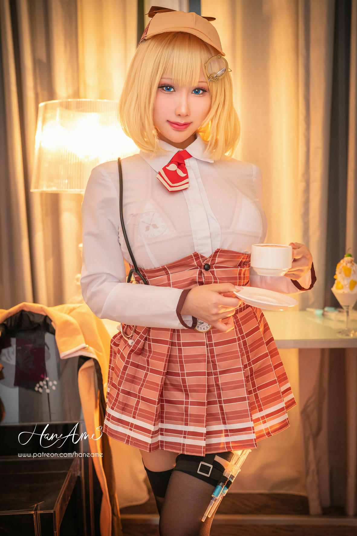 HaneAme雨波 NO.066 Hololive Amelia Waston Unifrom制服[20P-98.5MB]_第1集