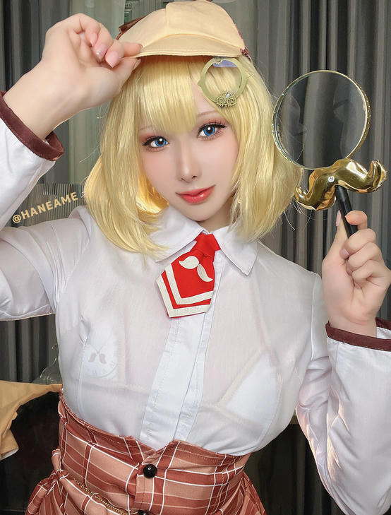 HaneAme雨波 NO.066 Hololive Amelia Waston Unifrom制服[20P-98.5MB]_第1集