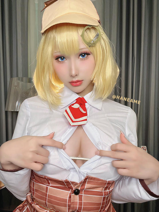 HaneAme雨波 NO.066 Hololive Amelia Waston Unifrom制服[20P-98.5MB]_第1集