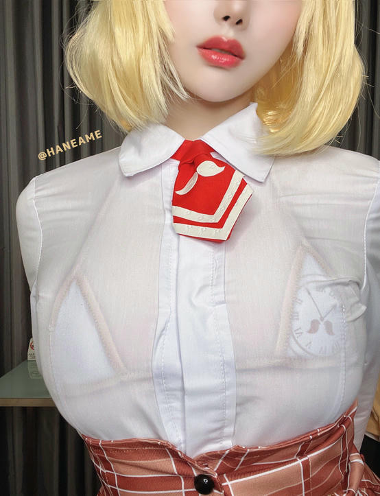 HaneAme雨波 NO.066 Hololive Amelia Waston Unifrom制服[20P-98.5MB]_第1集