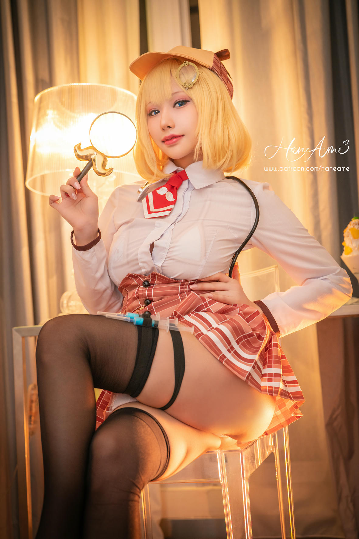 HaneAme雨波 NO.066 Hololive Amelia Waston Unifrom制服[20P-98.5MB]_第1集