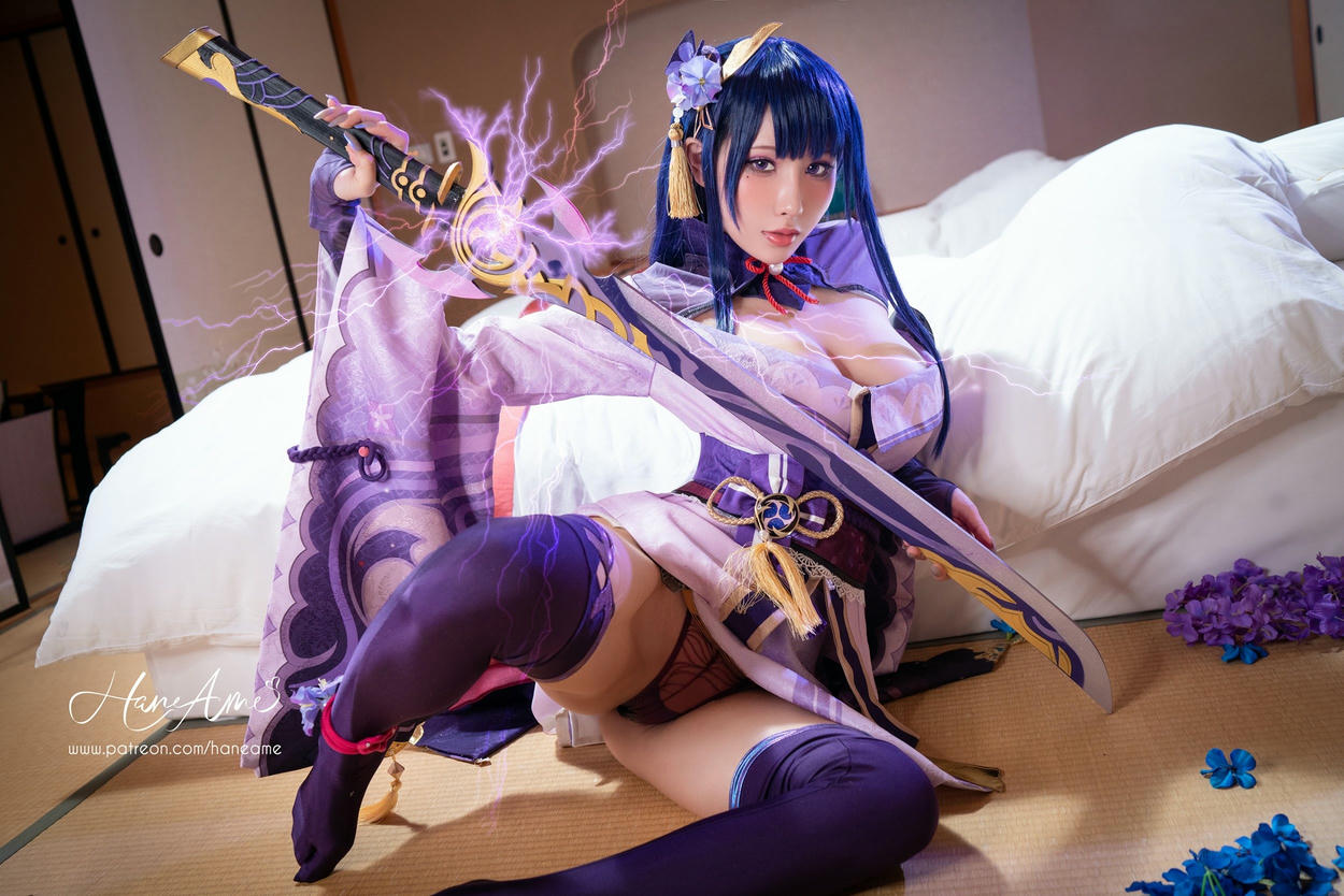 HaneAme雨波 NO.067 原神-雷电将军[45P-61.09MB]_第2集