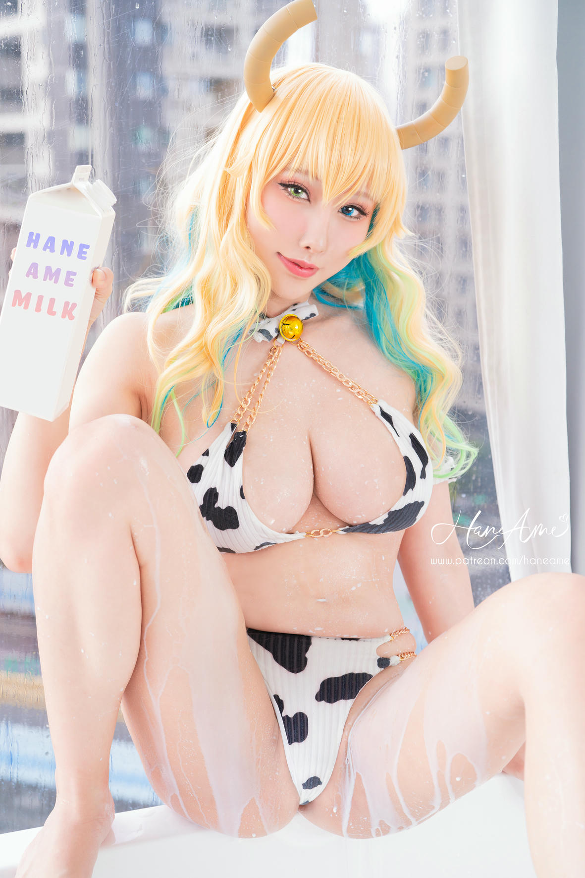 HaneAme雨波 NO.073 Kobayashi Lucoa MILK 露科亚奶牛装[32P-87.64MB]_第1集